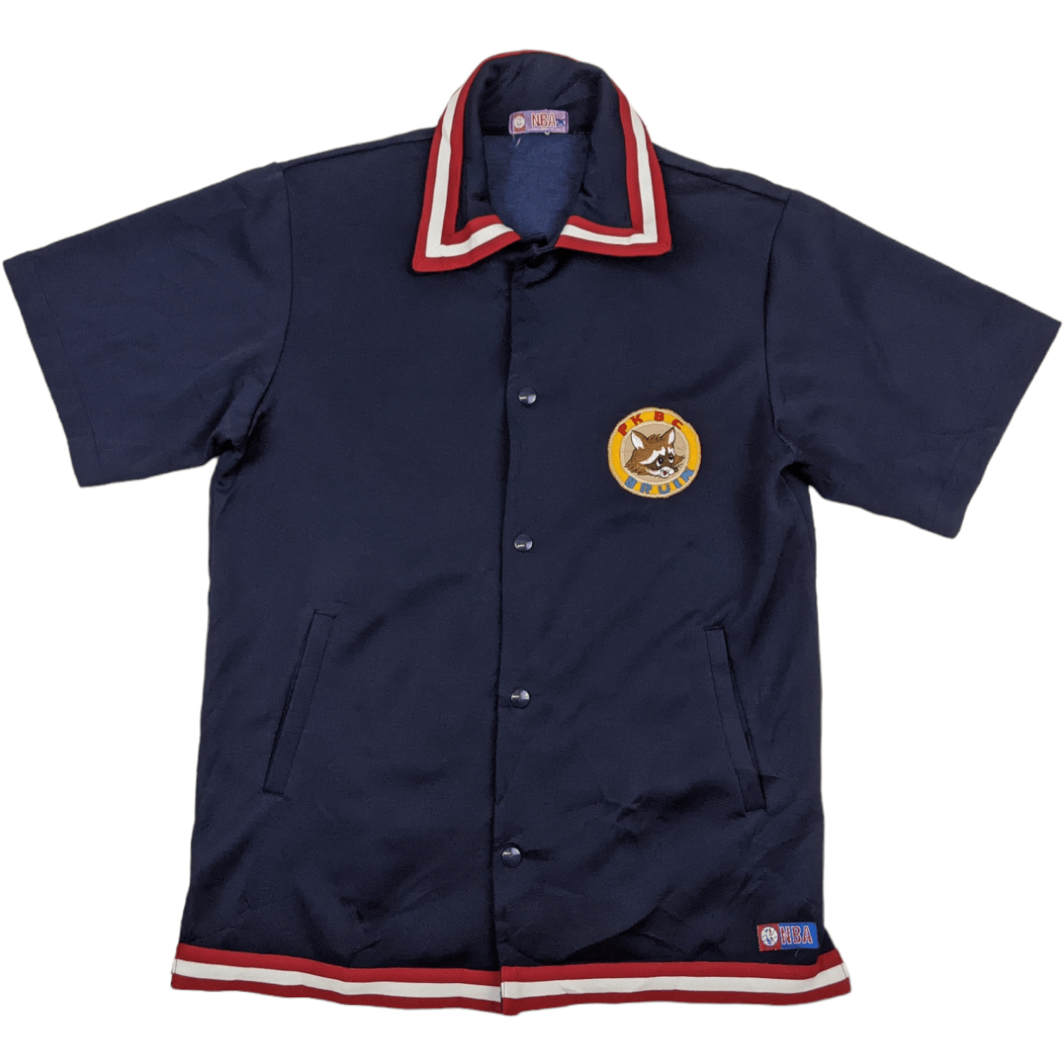 NBA × Vintage Vintage 80's PKBC BRUIN Nba Button Up Shirt Size US M / EU 48-50 / 2 - 2 Thumbnail