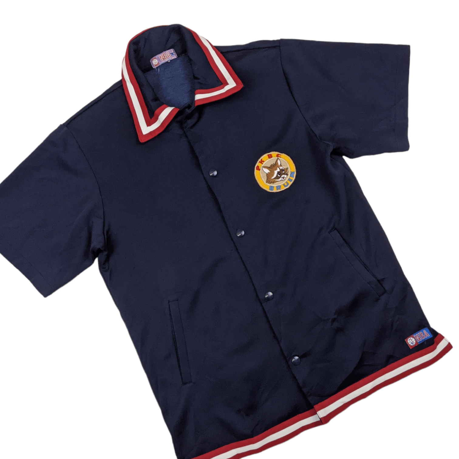 NBA × Vintage Vintage 80's PKBC BRUIN Nba Button Up Shirt Size US M / EU 48-50 / 2 - 3 Thumbnail