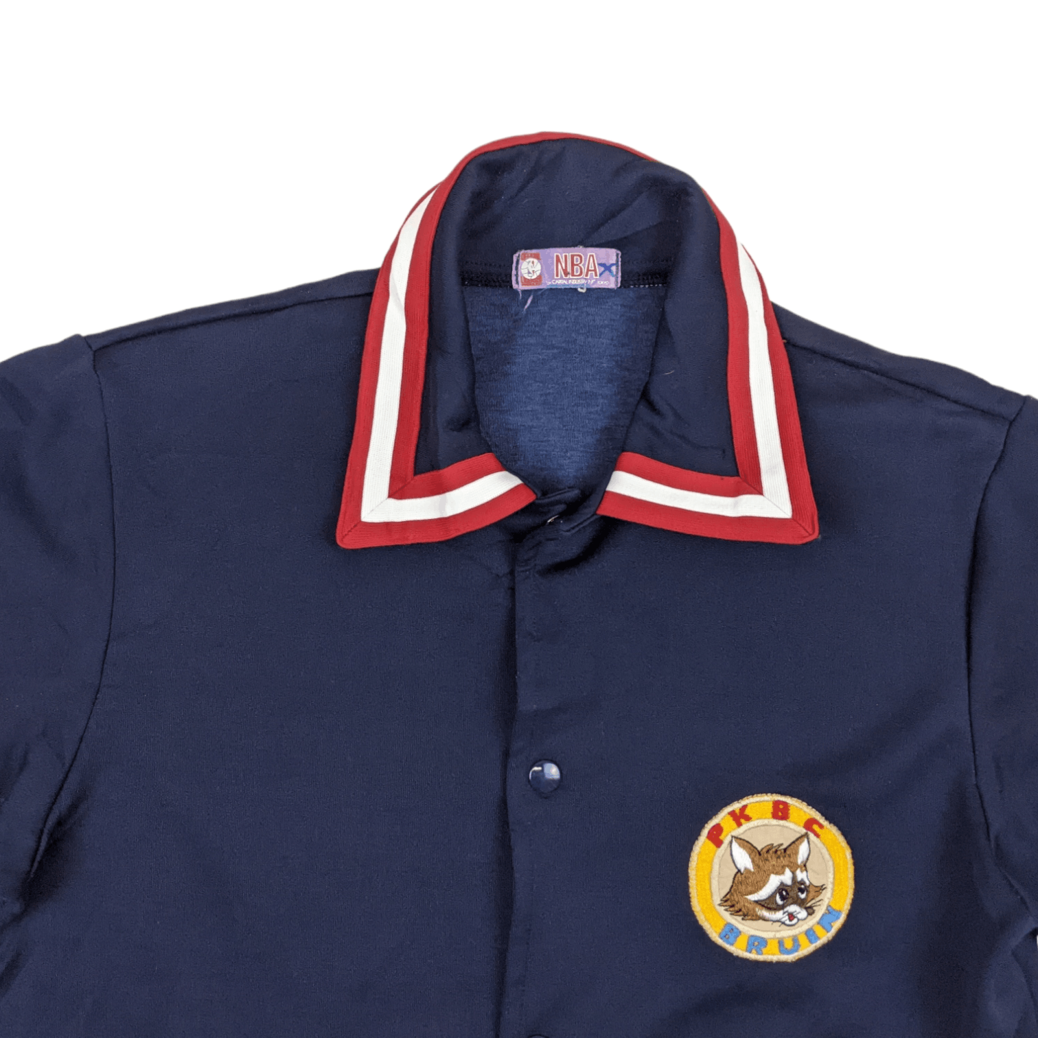 NBA × Vintage Vintage 80's PKBC BRUIN Nba Button Up Shirt Size US M / EU 48-50 / 2 - 4 Thumbnail