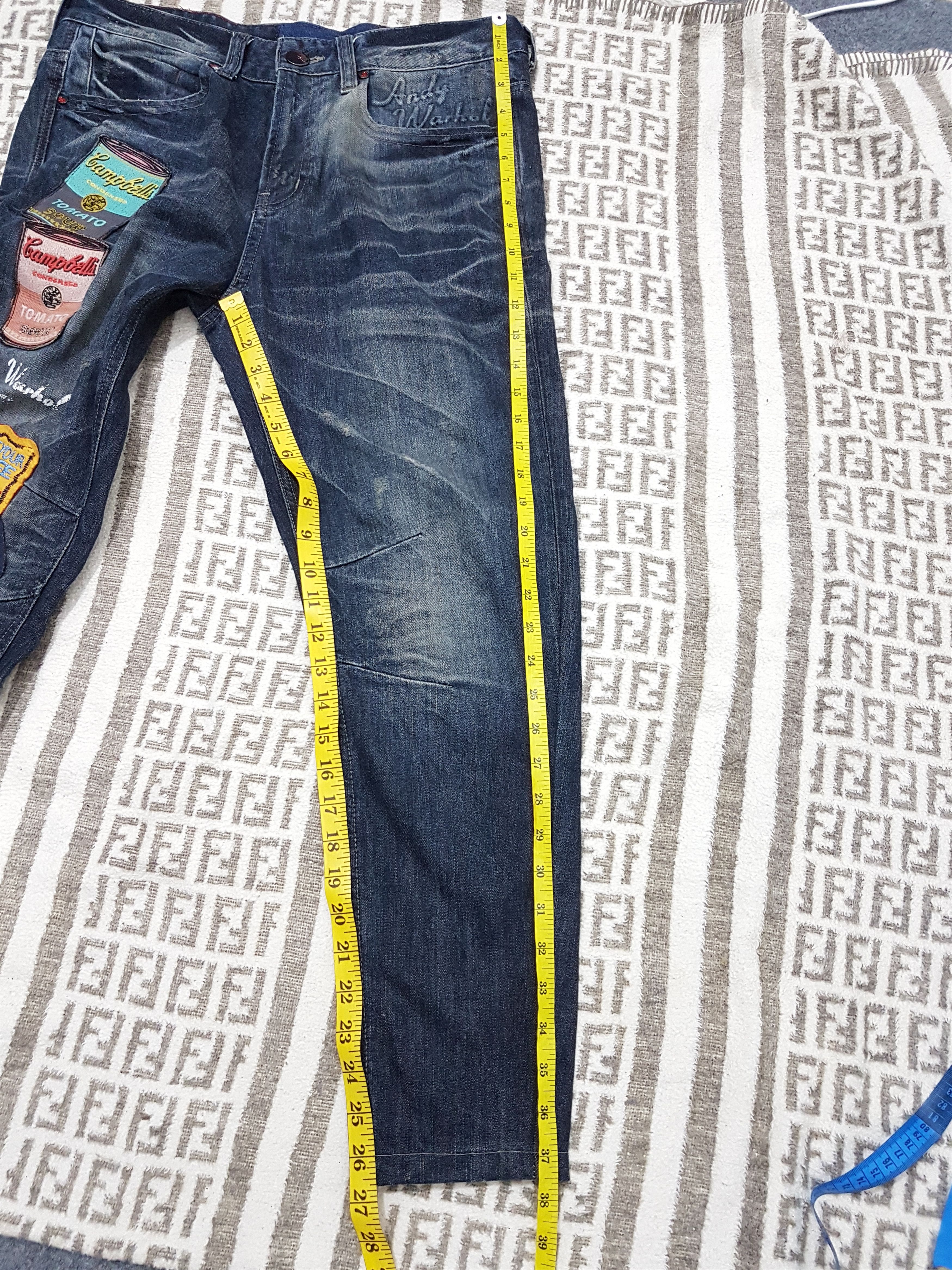 Andy Warhol × Seditionaries Andy Warhol Distressed Jeans Size US 30 / EU 46 - 8 Thumbnail