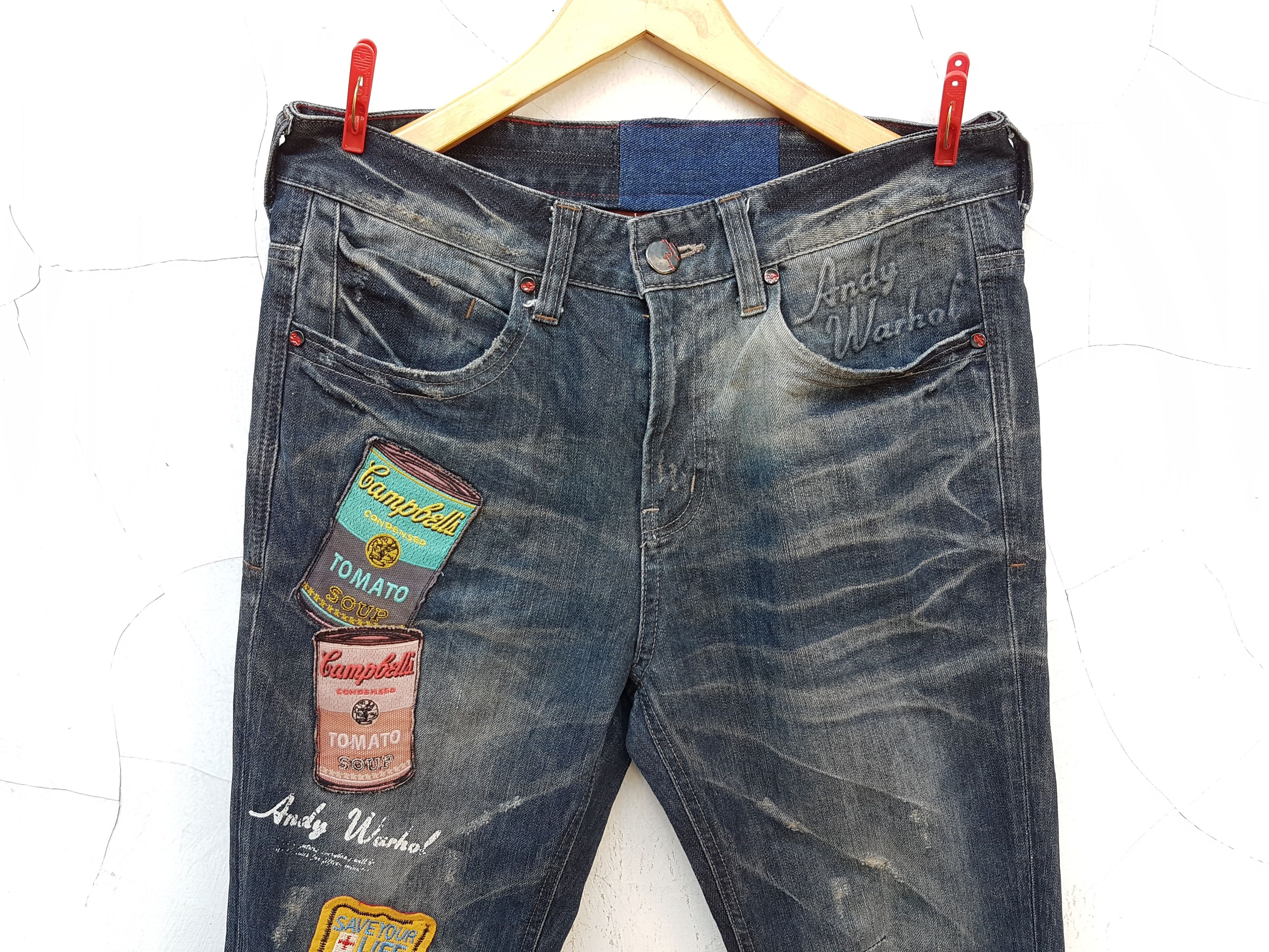 Andy Warhol × Seditionaries Andy Warhol Distressed Jeans Size US 30 / EU 46 - 5 Thumbnail