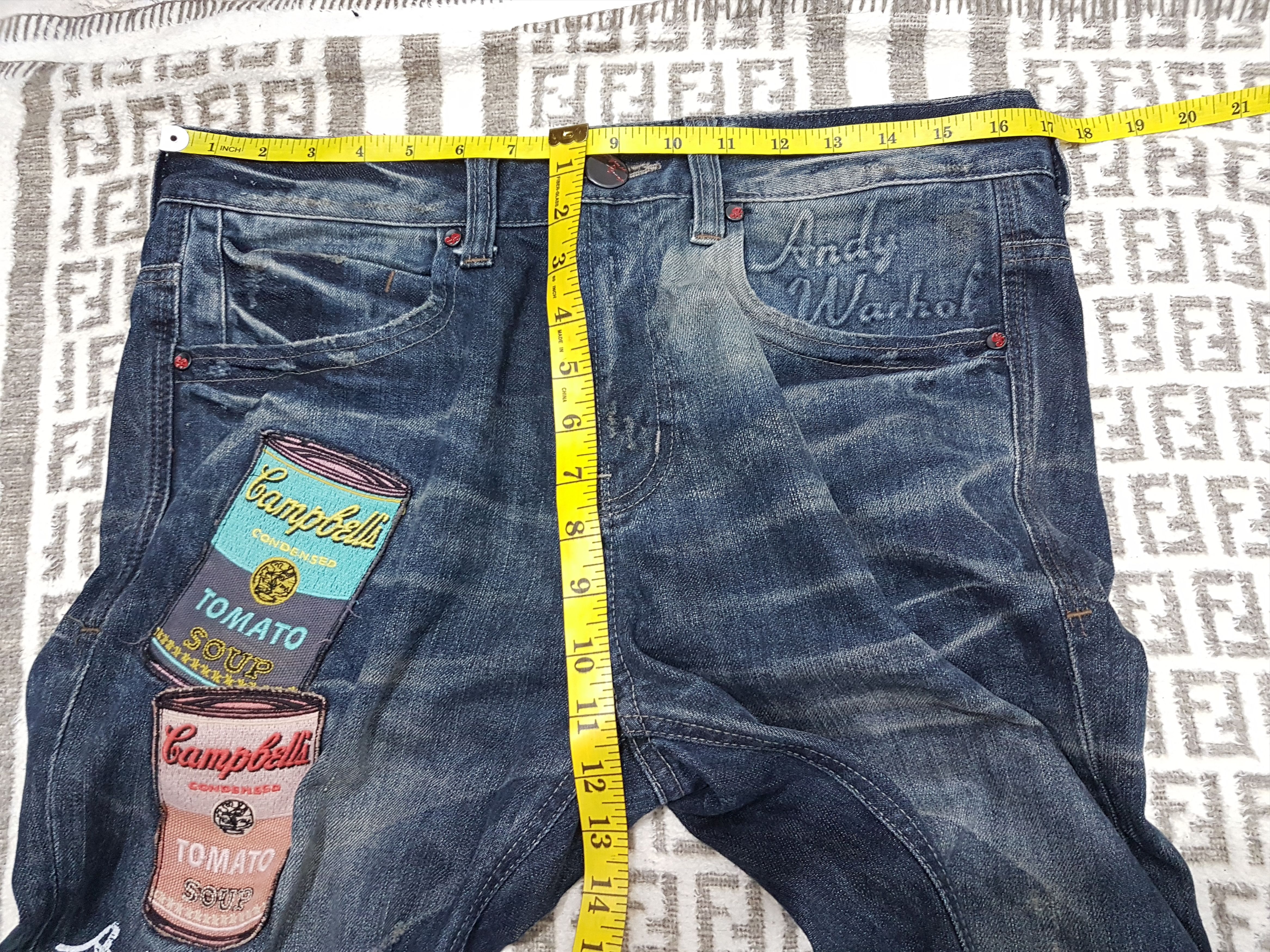 Andy Warhol × Seditionaries Andy Warhol Distressed Jeans Size US 30 / EU 46 - 9 Thumbnail