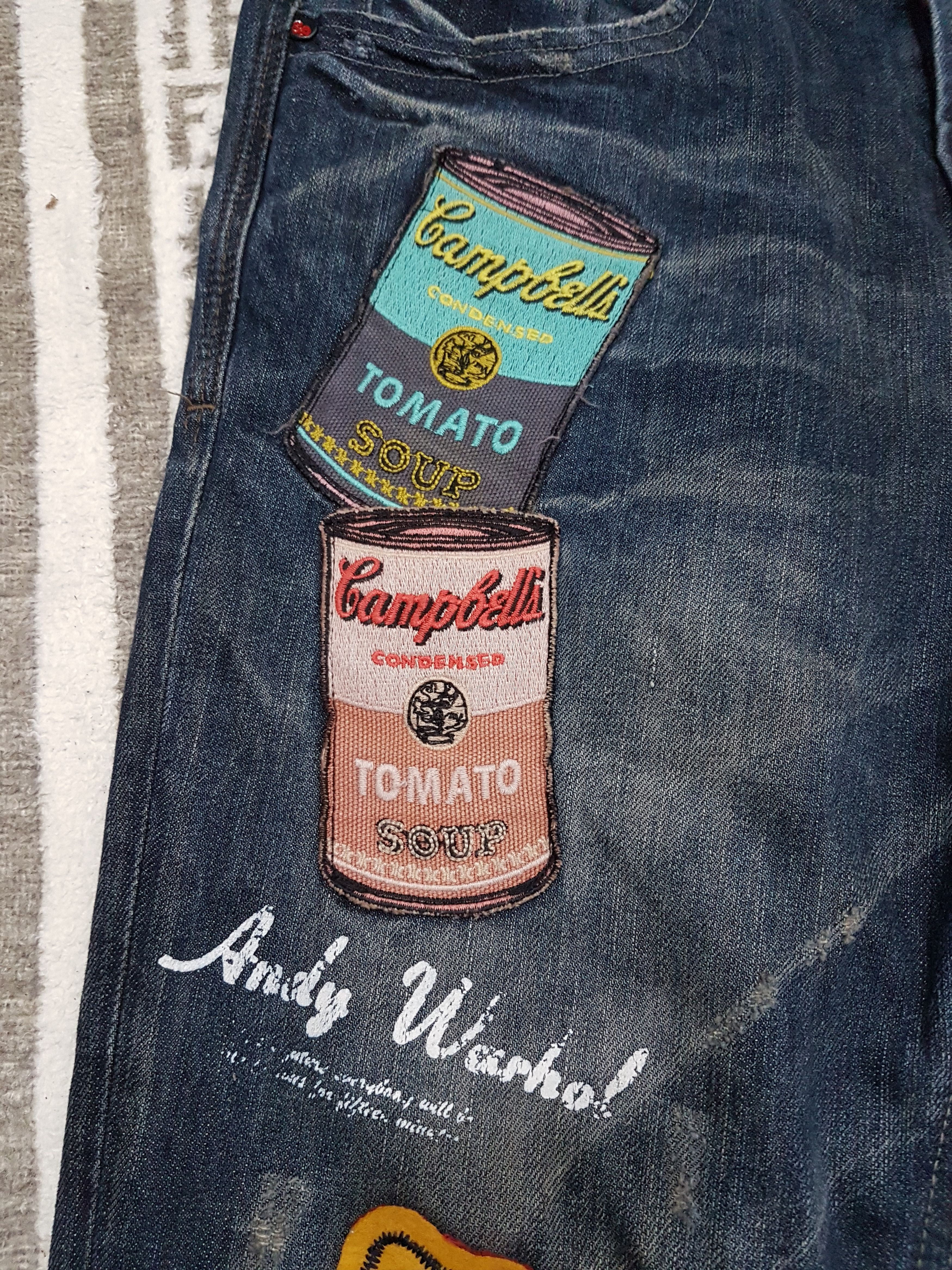 Andy Warhol × Seditionaries Andy Warhol Distressed Jeans Size US 30 / EU 46 - 13 Thumbnail