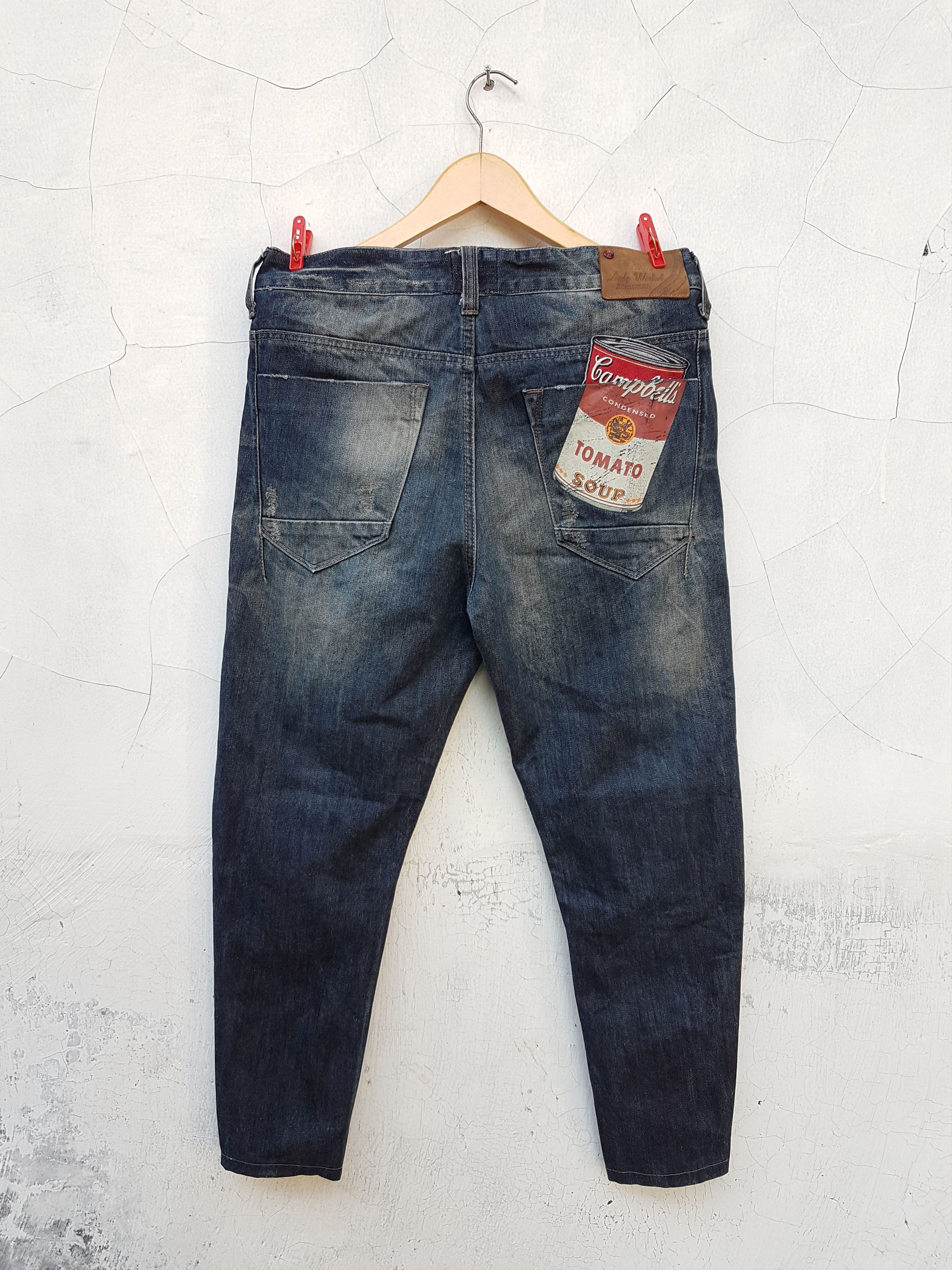 Andy Warhol × Seditionaries Andy Warhol Distressed Jeans Size US 30 / EU 46 - 2 Thumbnail