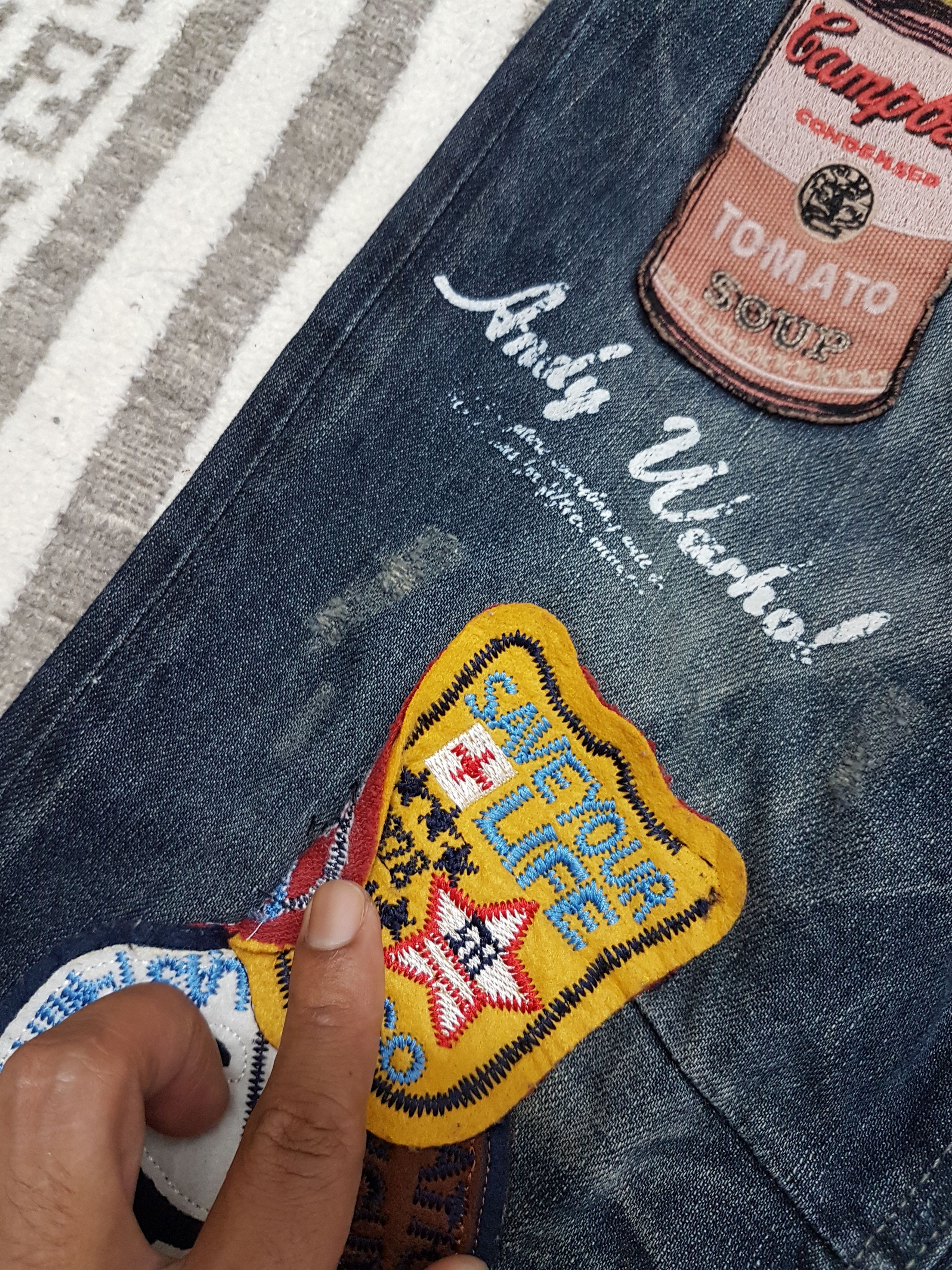 Andy Warhol × Seditionaries Andy Warhol Distressed Jeans Size US 30 / EU 46 - 14 Thumbnail