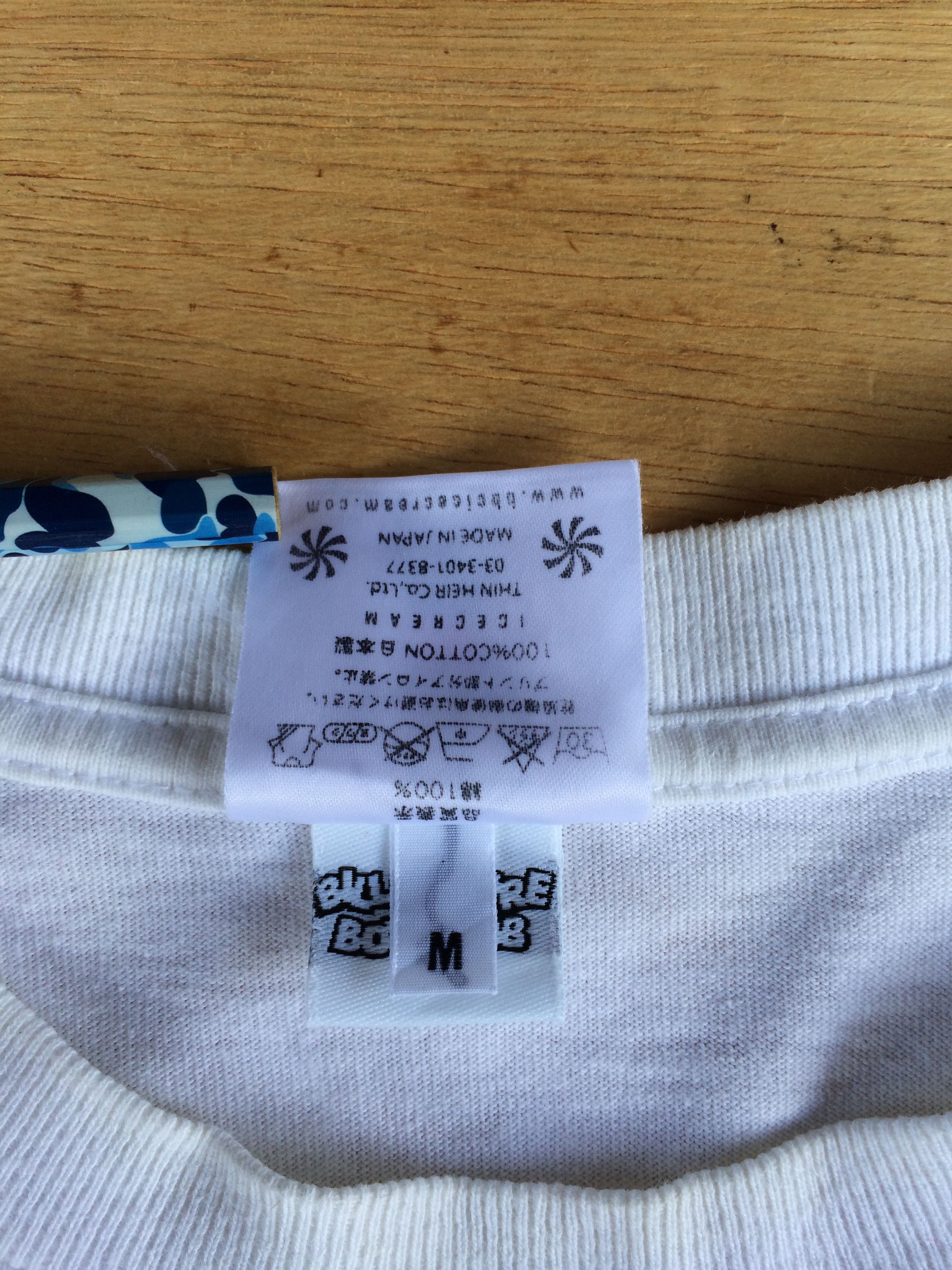 Icecream OG BBC ICECREAM Tee Size US M / EU 48-50 / 2 - 8 Thumbnail
