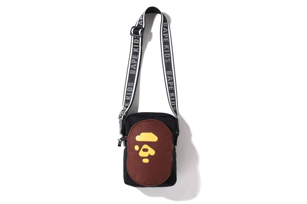 image of Bape Ape Shoulder Bag in Black, Men's