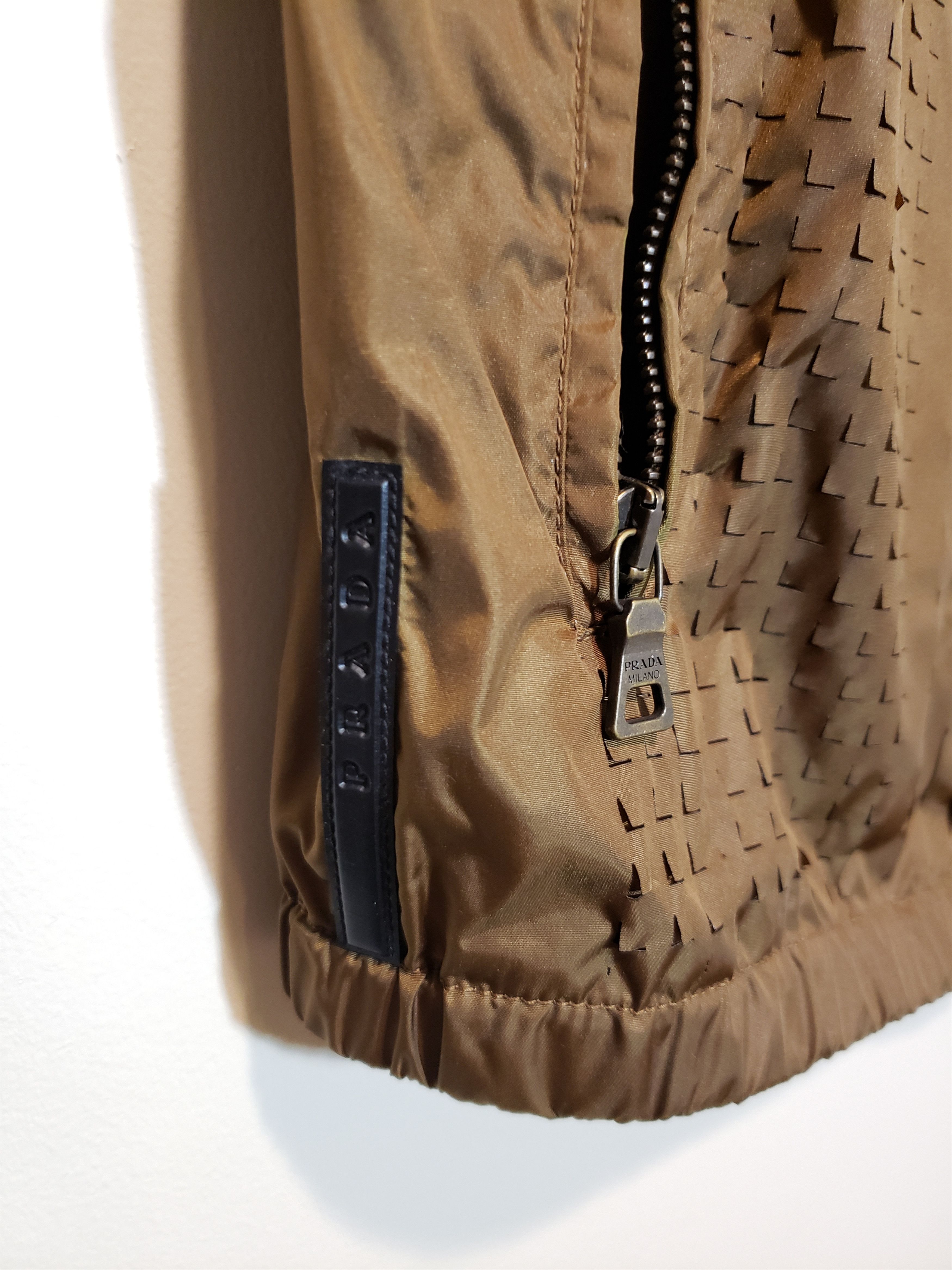 Prada Laser Cut Windbreaker Size US M / EU 48-50 / 2 - 4 Thumbnail