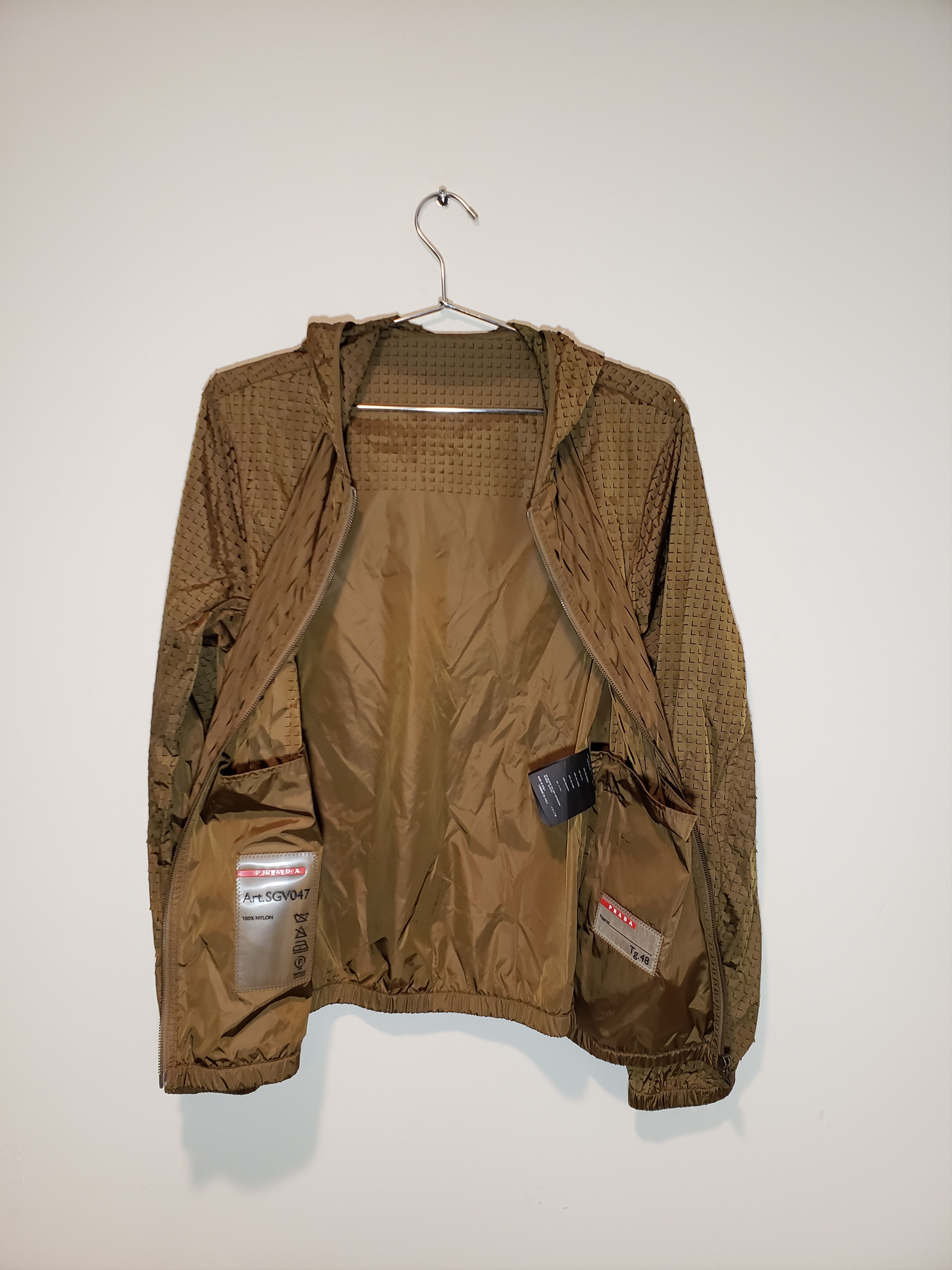 Prada Laser Cut Windbreaker Size US M / EU 48-50 / 2 - 10 Thumbnail