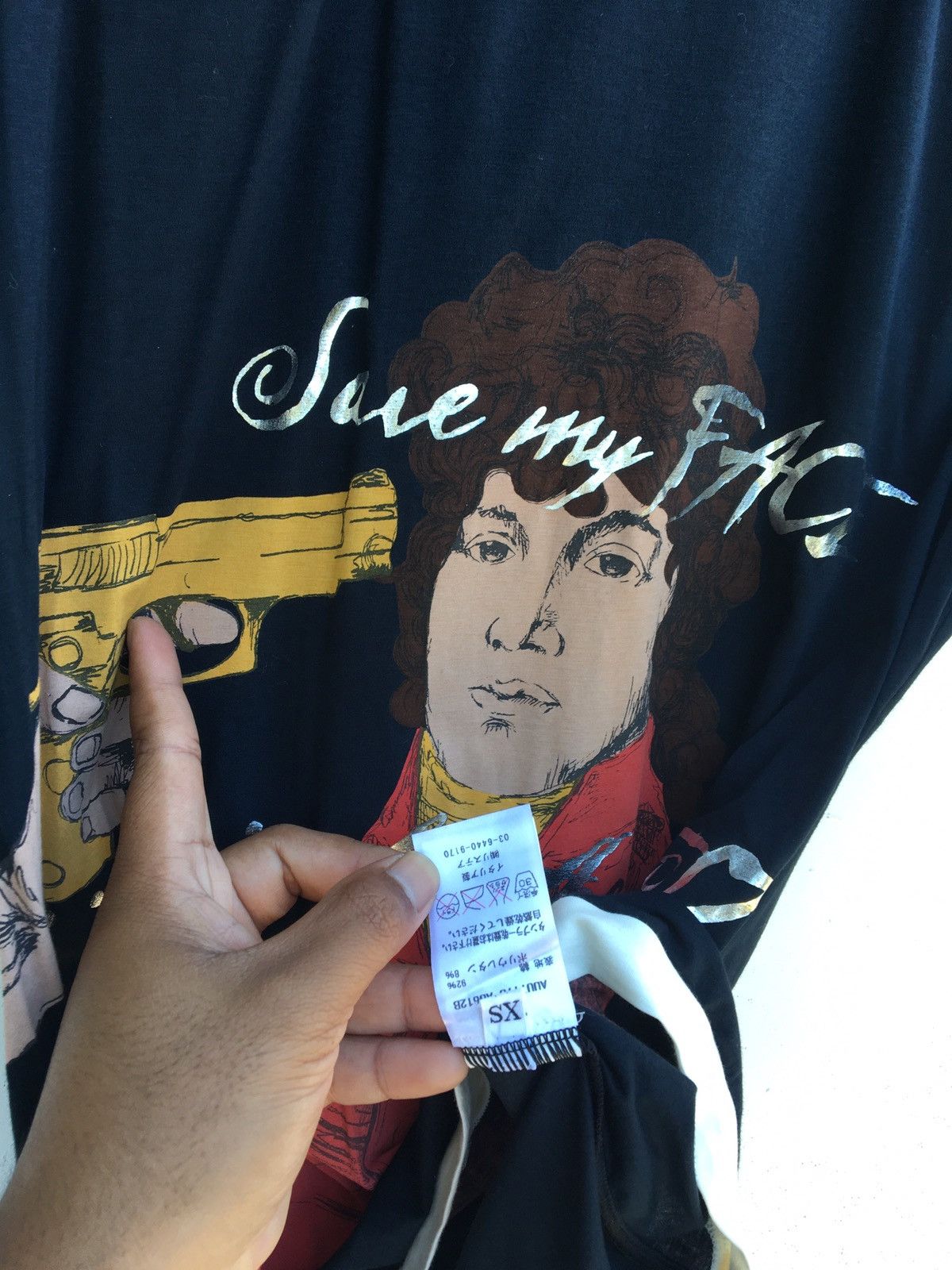 John Galliano Rare John Galliano Save My Face ...Printed Tshirt Size US S / EU 44-46 / 1 - 9 Thumbnail