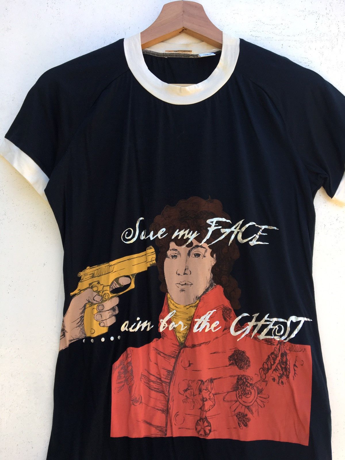 John Galliano Rare John Galliano Save My Face ...Printed Tshirt Size US S / EU 44-46 / 1 - 5 Thumbnail