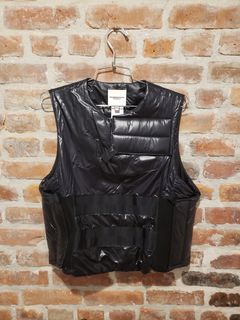 Takahiromiyashita The Soloist Quilted Transparent Pocket Gilet - Black