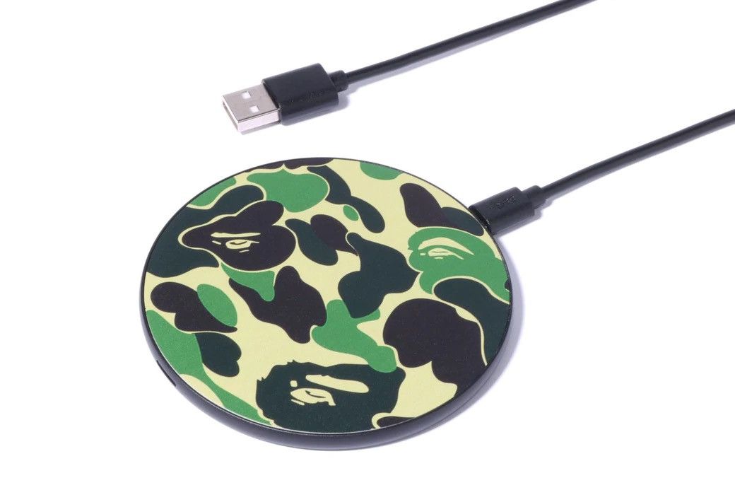 image of Bape Abc Camo Wireless Charger, Men's