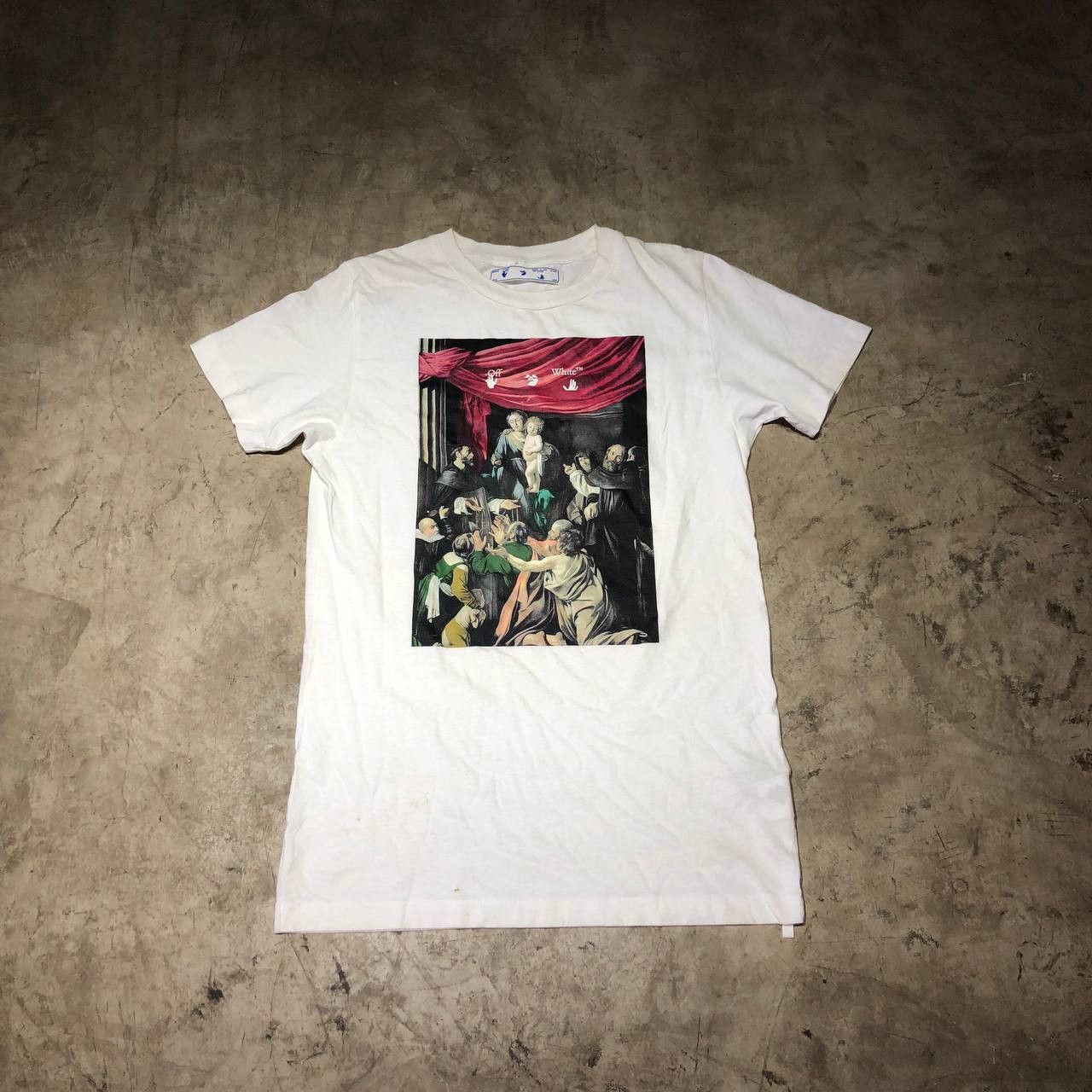 Off-White Off-White SS21 Caravaggio Arrows Tee Size US S / EU 44-46 / 1 - 1 Thumbnail