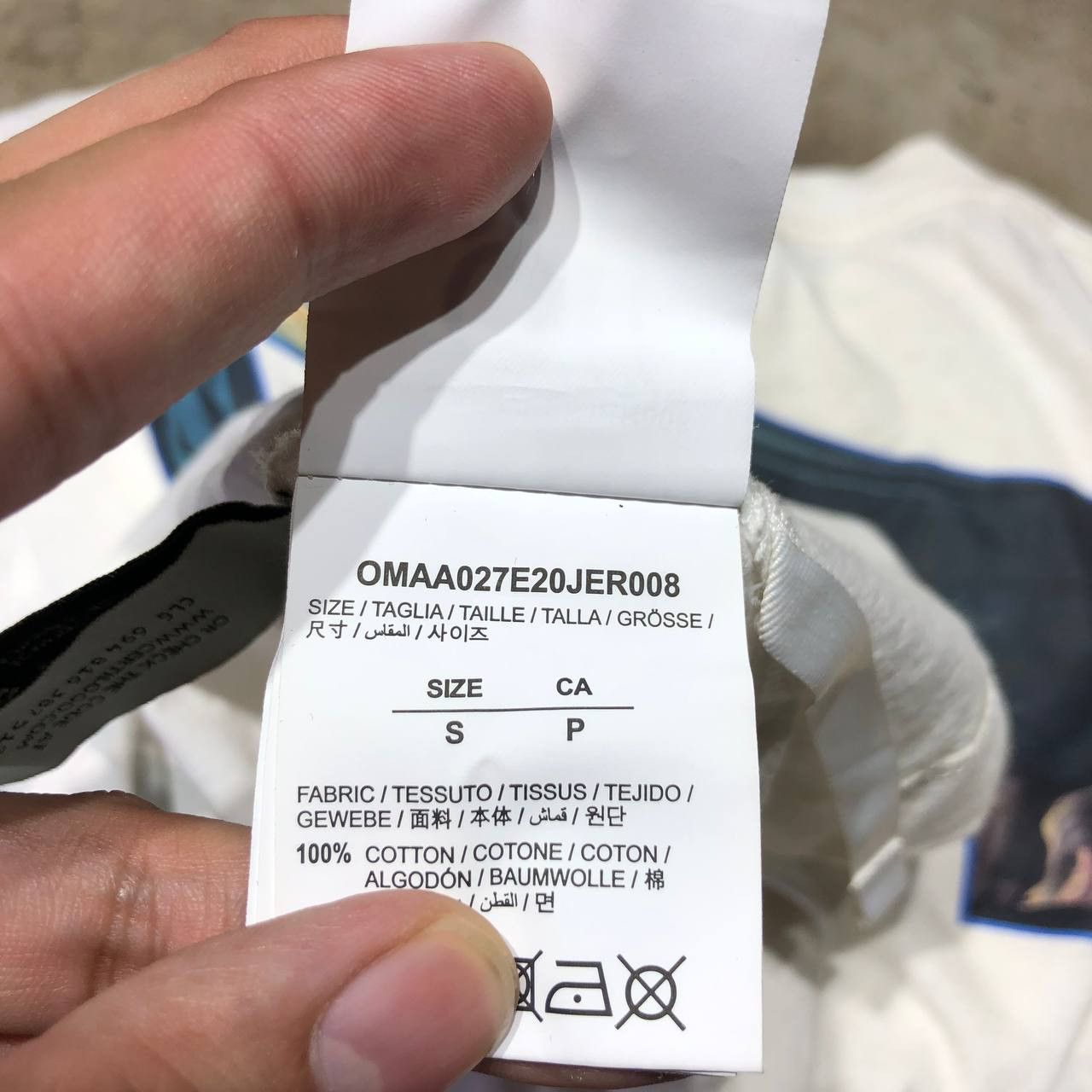 Off-White Off-White SS21 Caravaggio Arrows Tee Size US S / EU 44-46 / 1 - 10 Thumbnail