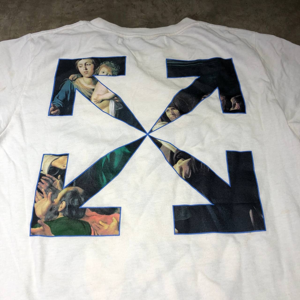 Off-White Off-White SS21 Caravaggio Arrows Tee Size US S / EU 44-46 / 1 - 6 Thumbnail