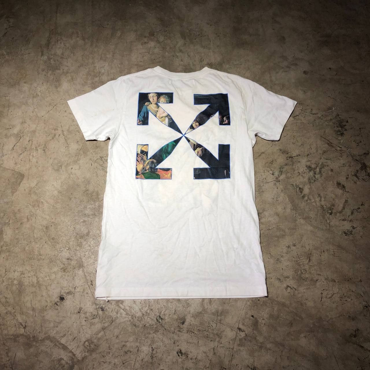 Off-White Off-White SS21 Caravaggio Arrows Tee Size US S / EU 44-46 / 1 - 2 Thumbnail