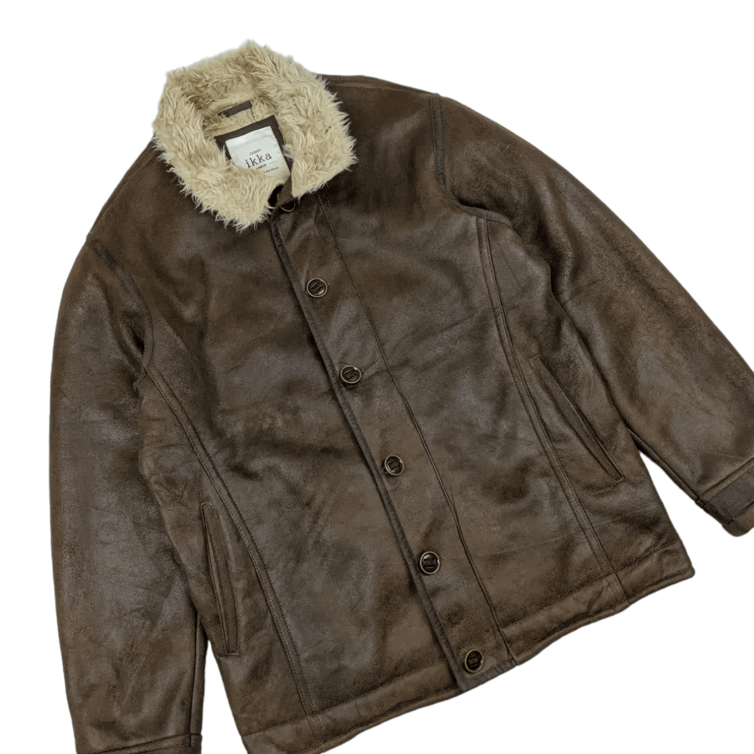 Japanese Brand Japan IKKA Polyurethane Leather Jacket Sheepskin Style Size US M / EU 48-50 / 2 - 4 Thumbnail