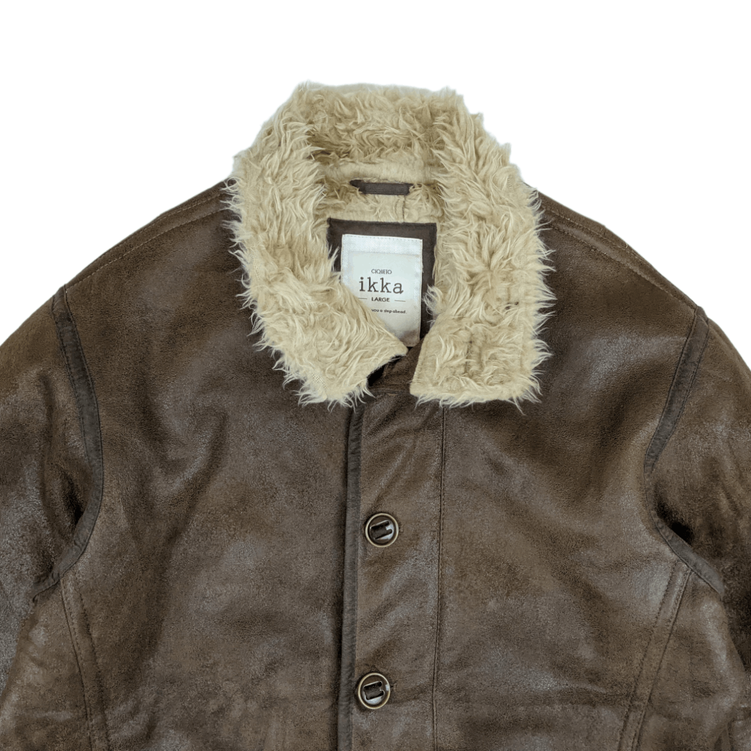Japanese Brand Japan IKKA Polyurethane Leather Jacket Sheepskin Style Size US M / EU 48-50 / 2 - 5 Thumbnail