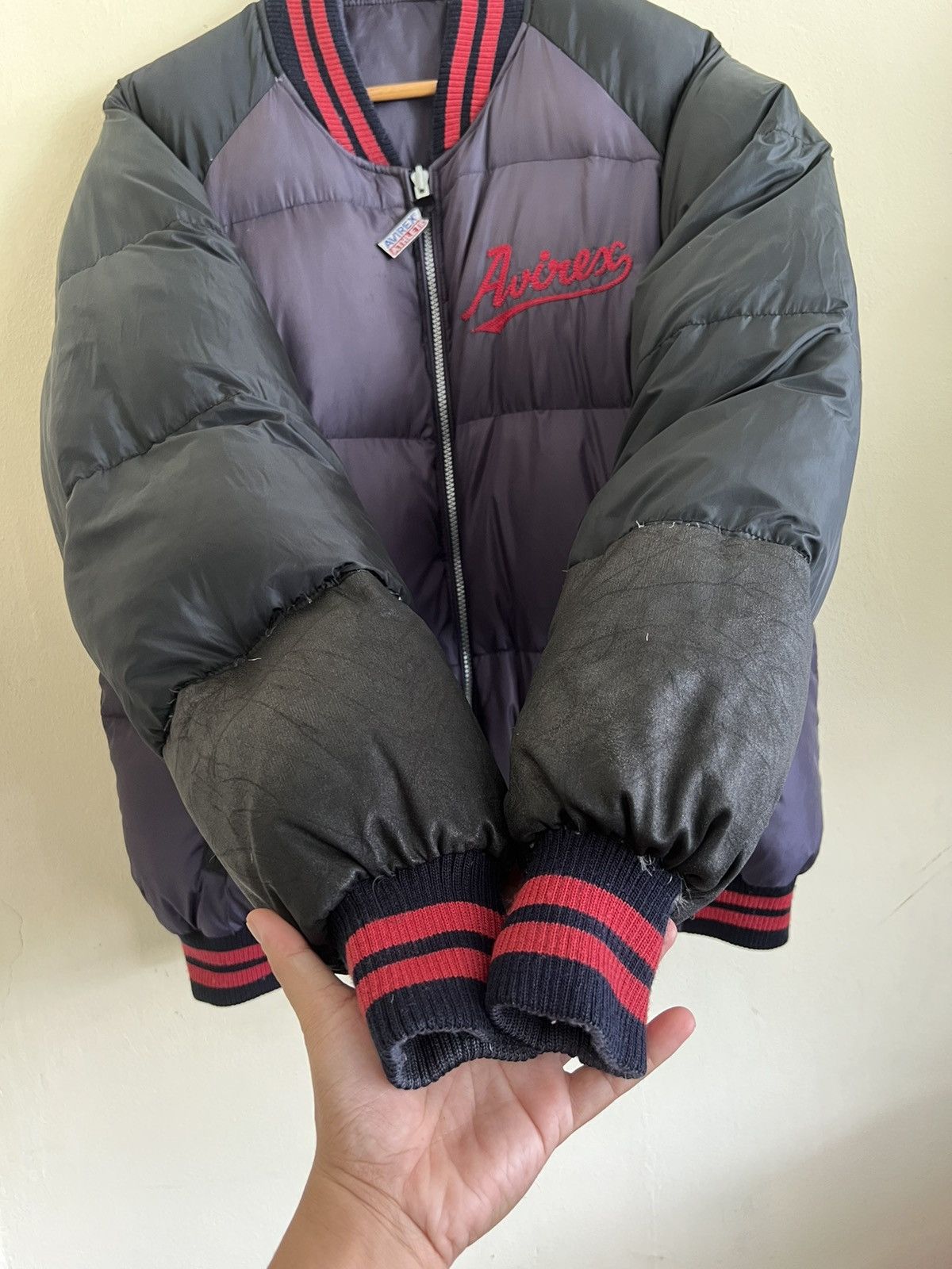 Avirex × Vintage Vintage Avirex Puffer Rivisible Jacket Size US L / EU 52-54 / 3 - 5 Thumbnail