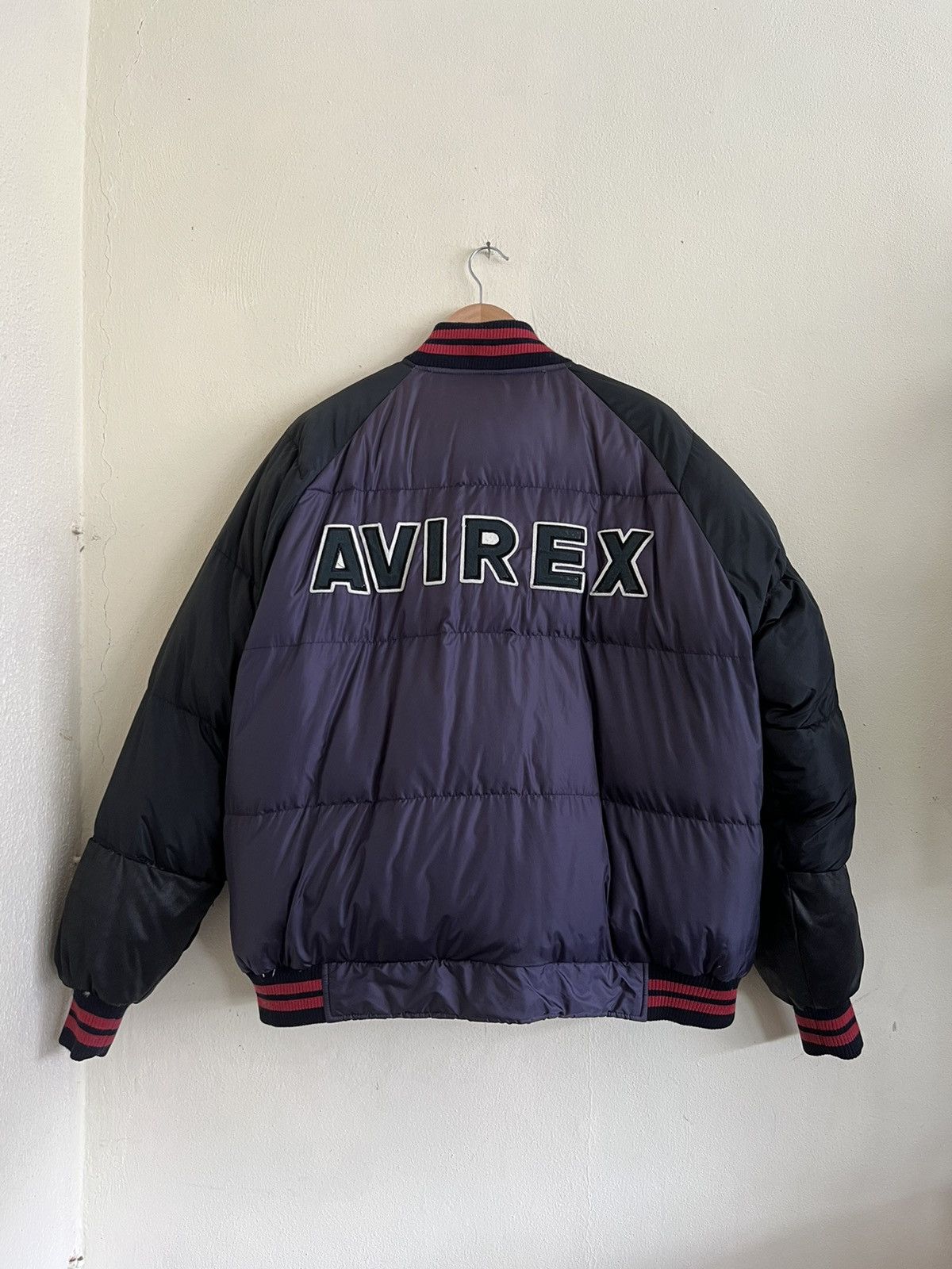 Avirex × Vintage Vintage Avirex Puffer Rivisible Jacket Size US L / EU 52-54 / 3 - 1 Thumbnail
