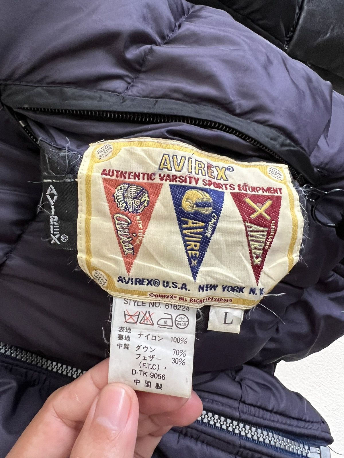 Avirex × Vintage Vintage Avirex Puffer Rivisible Jacket Size US L / EU 52-54 / 3 - 9 Thumbnail