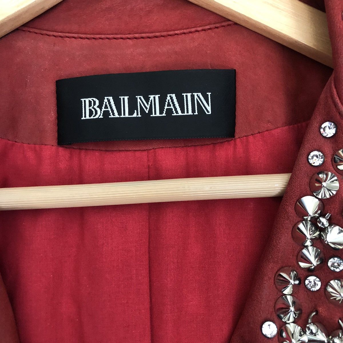 Balmain Balmain Decarnin SS11 Safety Pin Leather Biker Jacket Size XS / US 0-2 / IT 36-38 - 4 Thumbnail