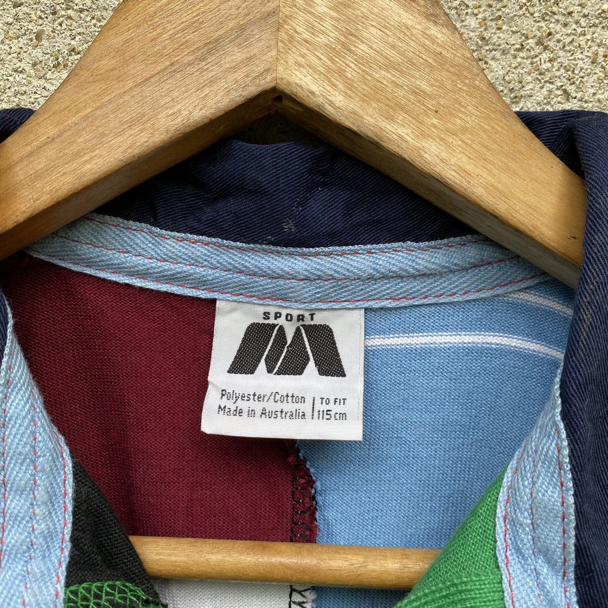 Man Made In Australia Vintage 90s Australia Multicolour Rugby Polo Shirt Size US XL / EU 56 / 4 - 6 Thumbnail
