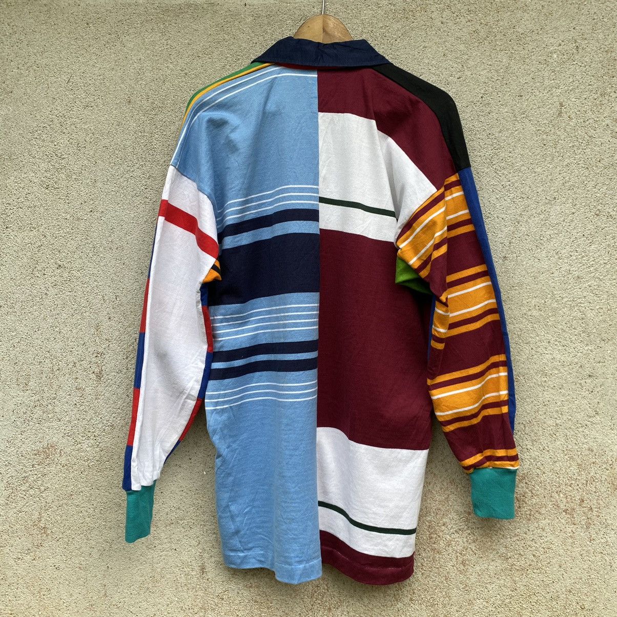 Man Made In Australia Vintage 90s Australia Multicolour Rugby Polo Shirt Size US XL / EU 56 / 4 - 2 Thumbnail