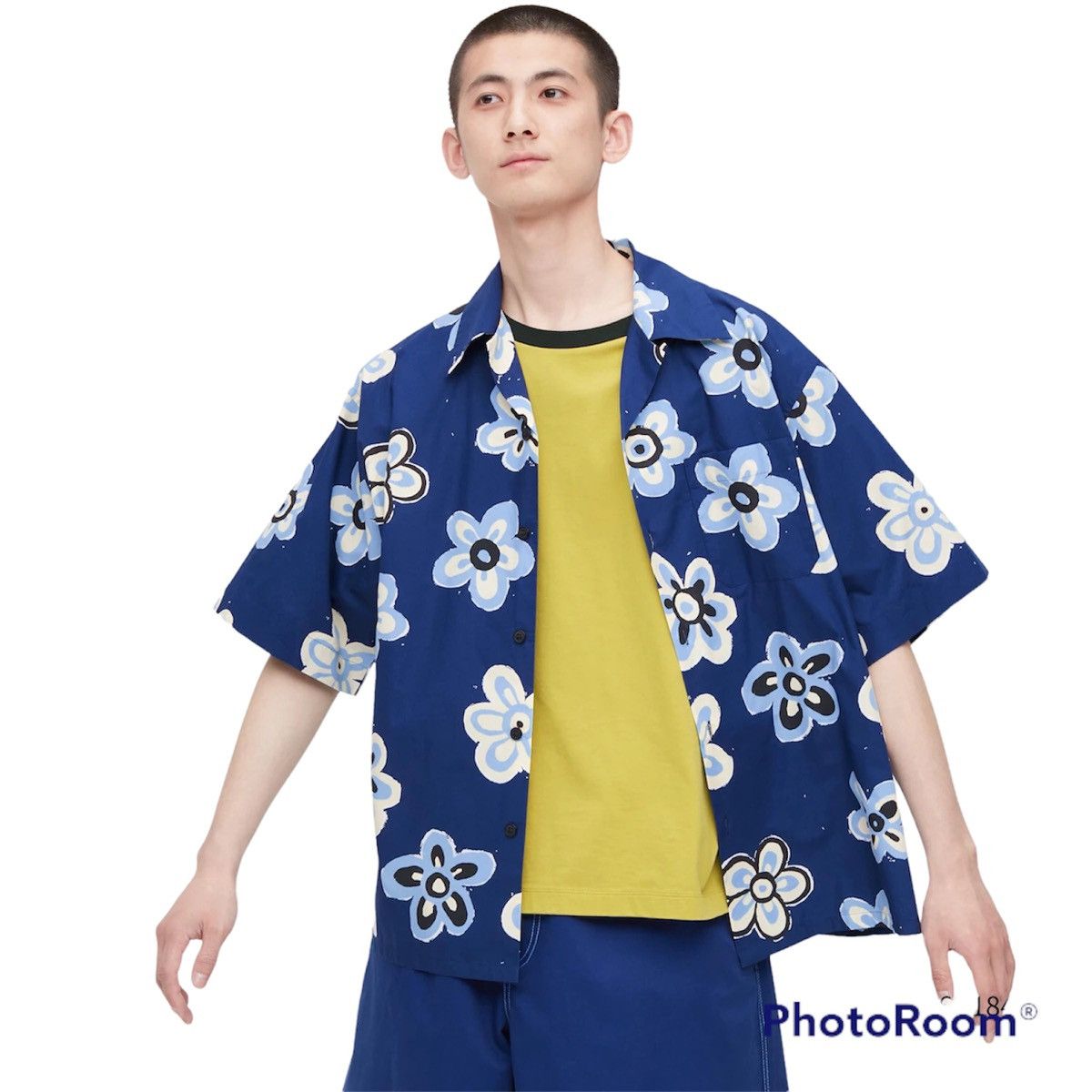 image of Archival Clothing x Marni 2022 Uniqlo X Marni Oversized Printed Short Sleeve, Men's (Size XL)