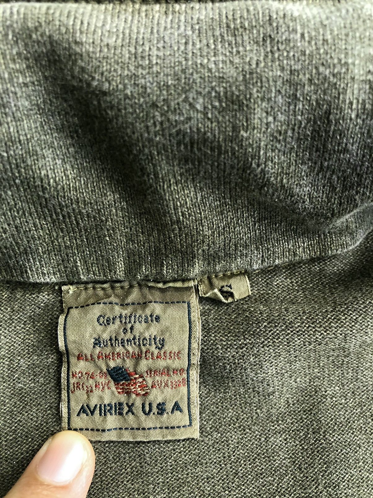 Avirex × Vintage Vintage AVIREX Military zipper shirt Size US S / EU 44-46 / 1 - 9 Thumbnail
