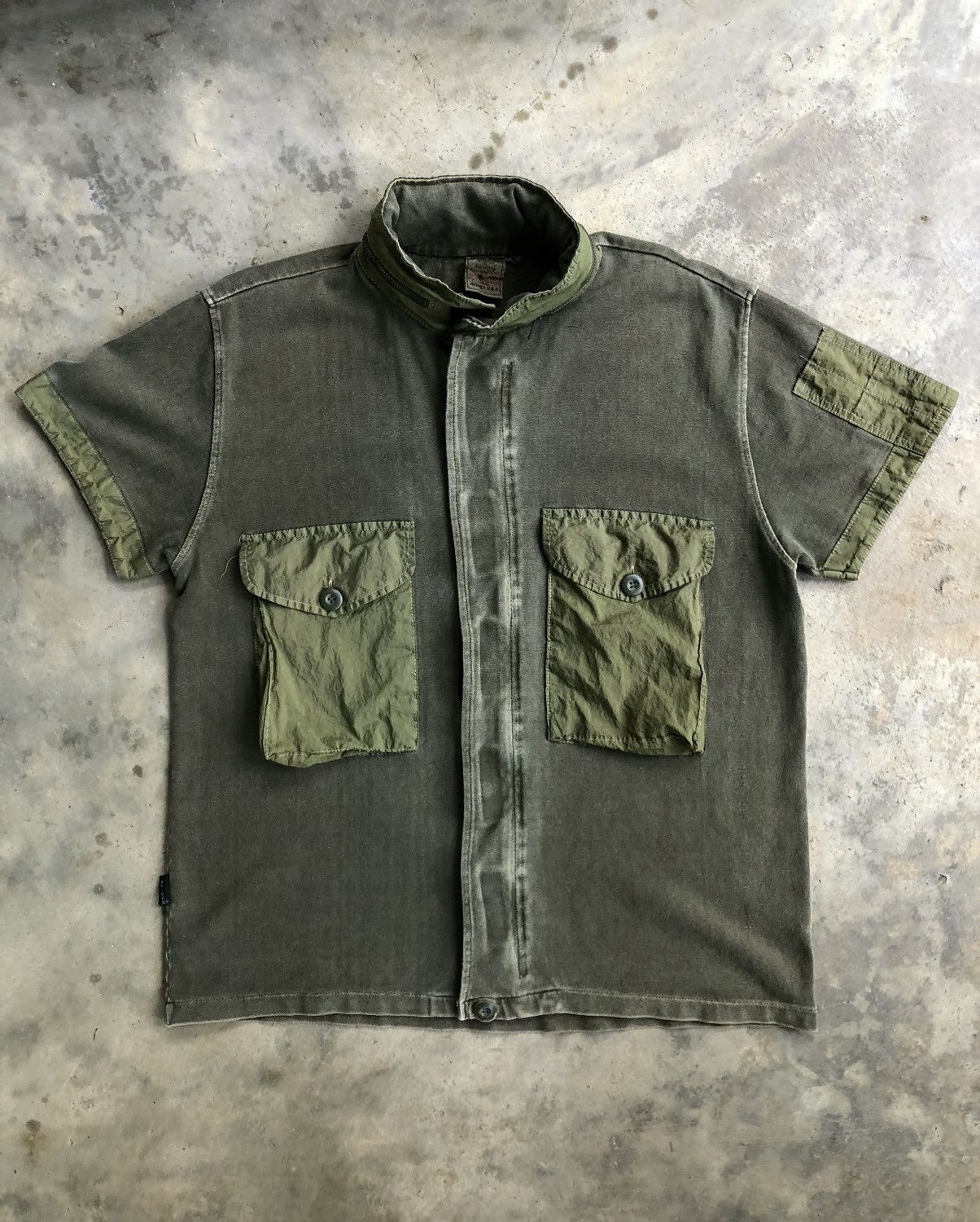 Avirex × Vintage Vintage AVIREX Military zipper shirt Size US S / EU 44-46 / 1 - 1 Thumbnail