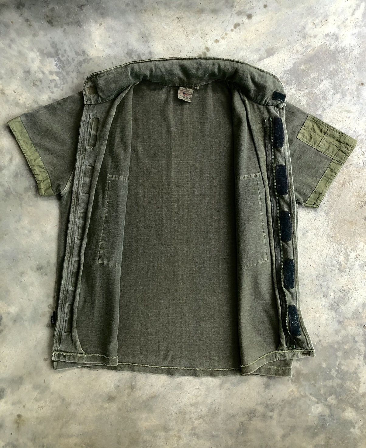 Avirex × Vintage Vintage AVIREX Military zipper shirt Size US S / EU 44-46 / 1 - 5 Thumbnail