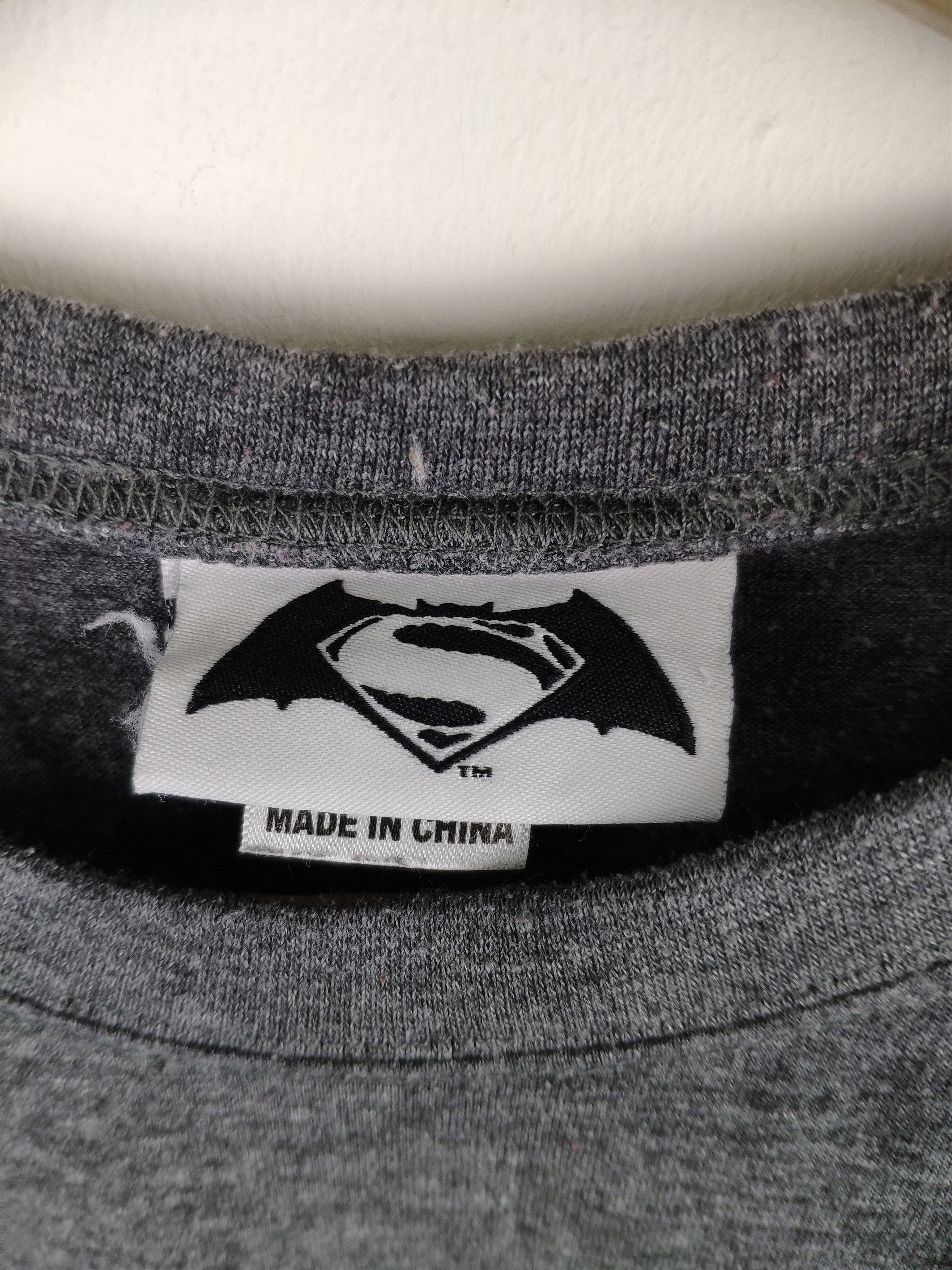 DC Comics × Marvel Comics × Vintage Vintage Down Of Justice Superman x Batman Shirt Size US S / EU 44-46 / 1 - 3 Thumbnail