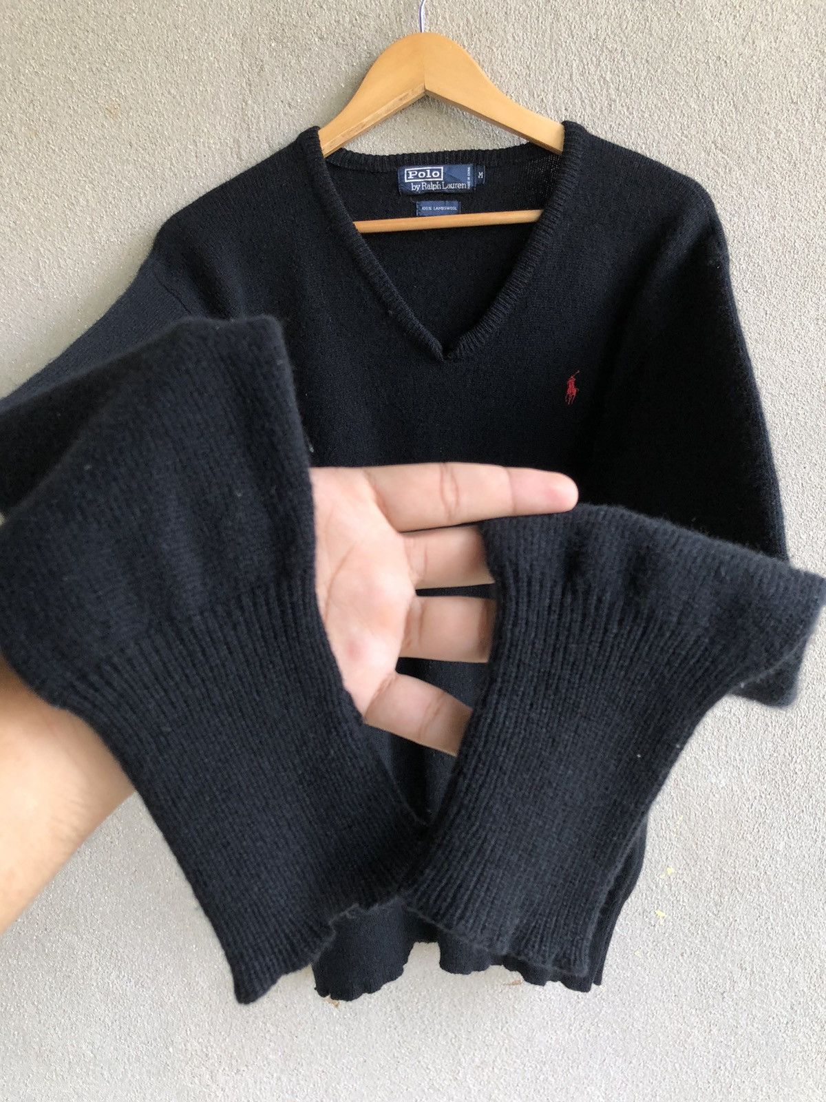 Polo Ralph Lauren × Vintage Vintage 90s Polo Ralph Lauren Lambwool knit sweater Size M / US 6-8 / IT 42-44 - 3 Thumbnail