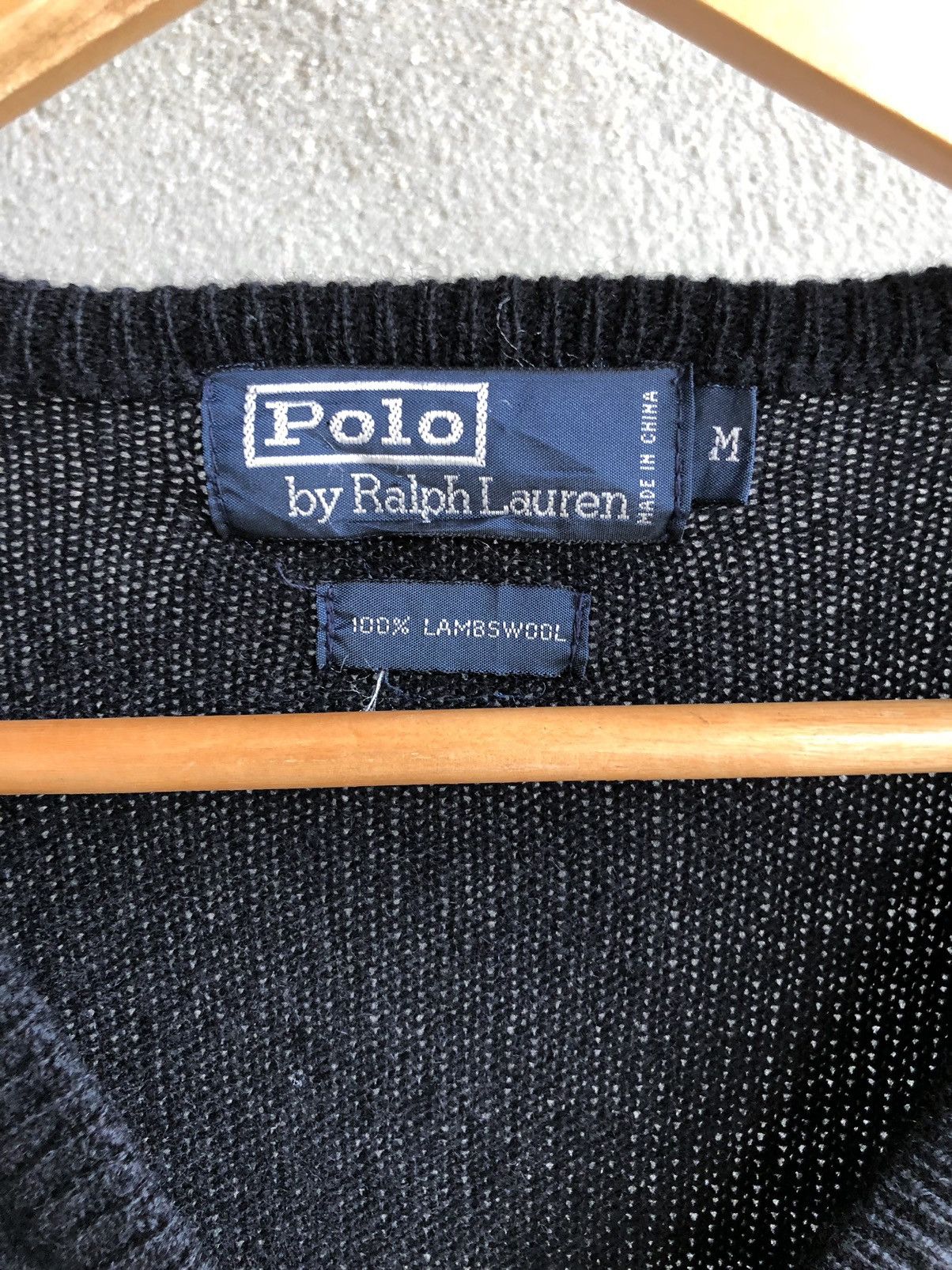 Polo Ralph Lauren × Vintage Vintage 90s Polo Ralph Lauren Lambwool knit sweater Size M / US 6-8 / IT 42-44 - 7 Thumbnail