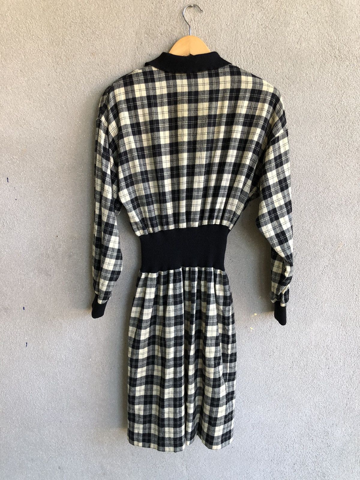 Jean Charles De Castelbajac Vintage Jean Charles de Castelbajac plaid dress Size M / US 6-8 / IT 42-44 - 2 Thumbnail