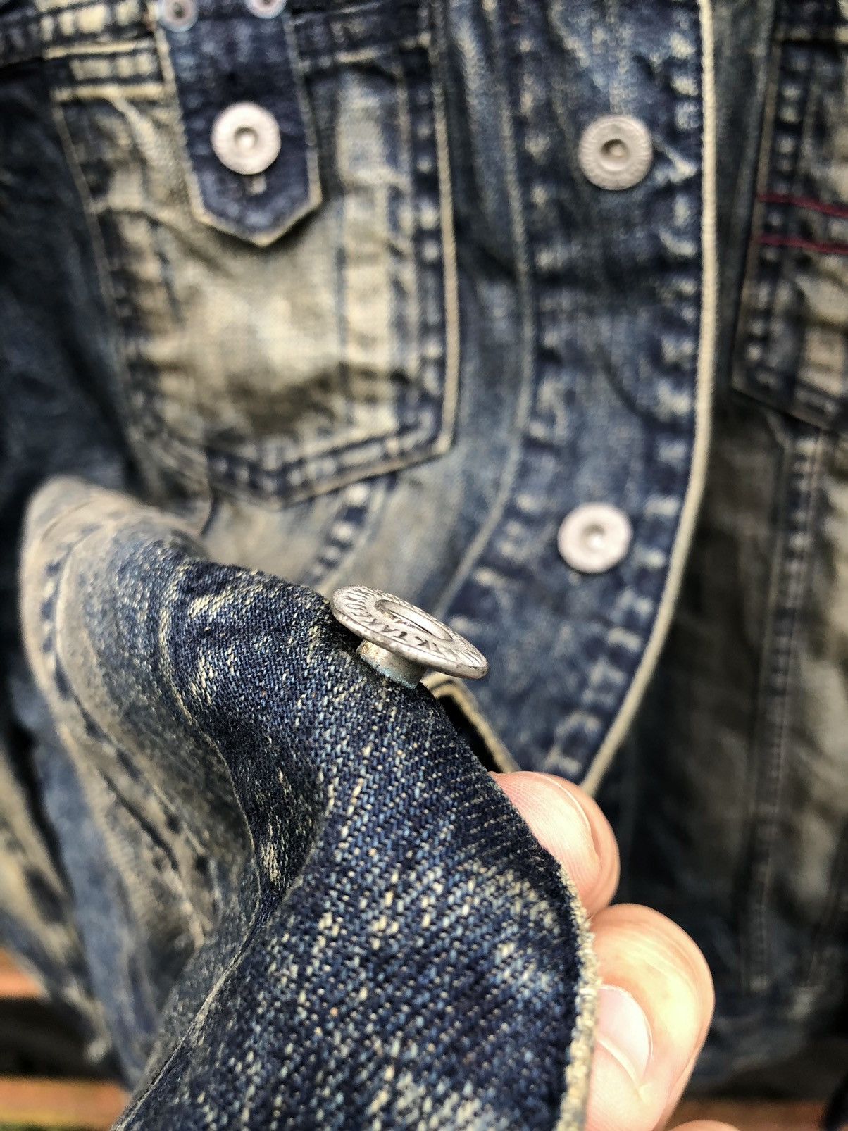 Takeo Kikuchi Vintage 90s TAKEO KIKUCHI Trucker denim jacket Size US M / EU 48-50 / 2 - 7 Thumbnail