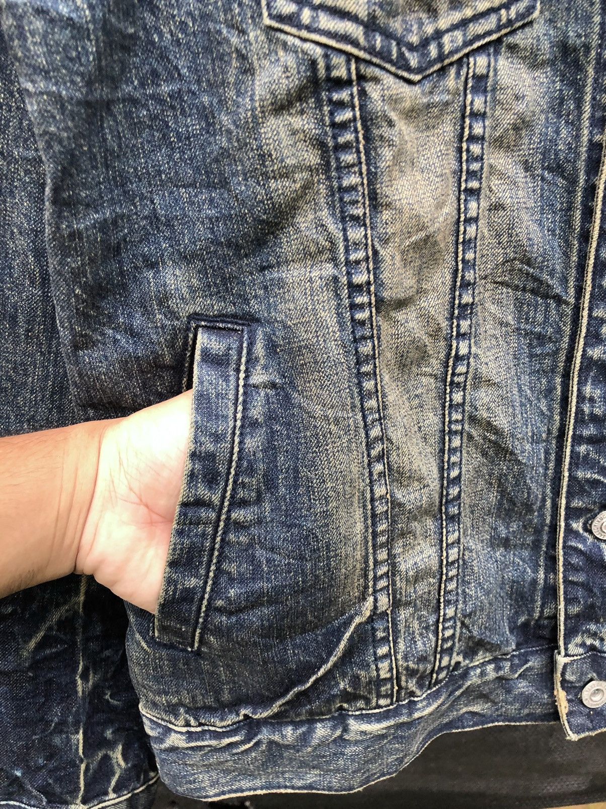 Takeo Kikuchi Vintage 90s TAKEO KIKUCHI Trucker denim jacket Size US M / EU 48-50 / 2 - 8 Thumbnail