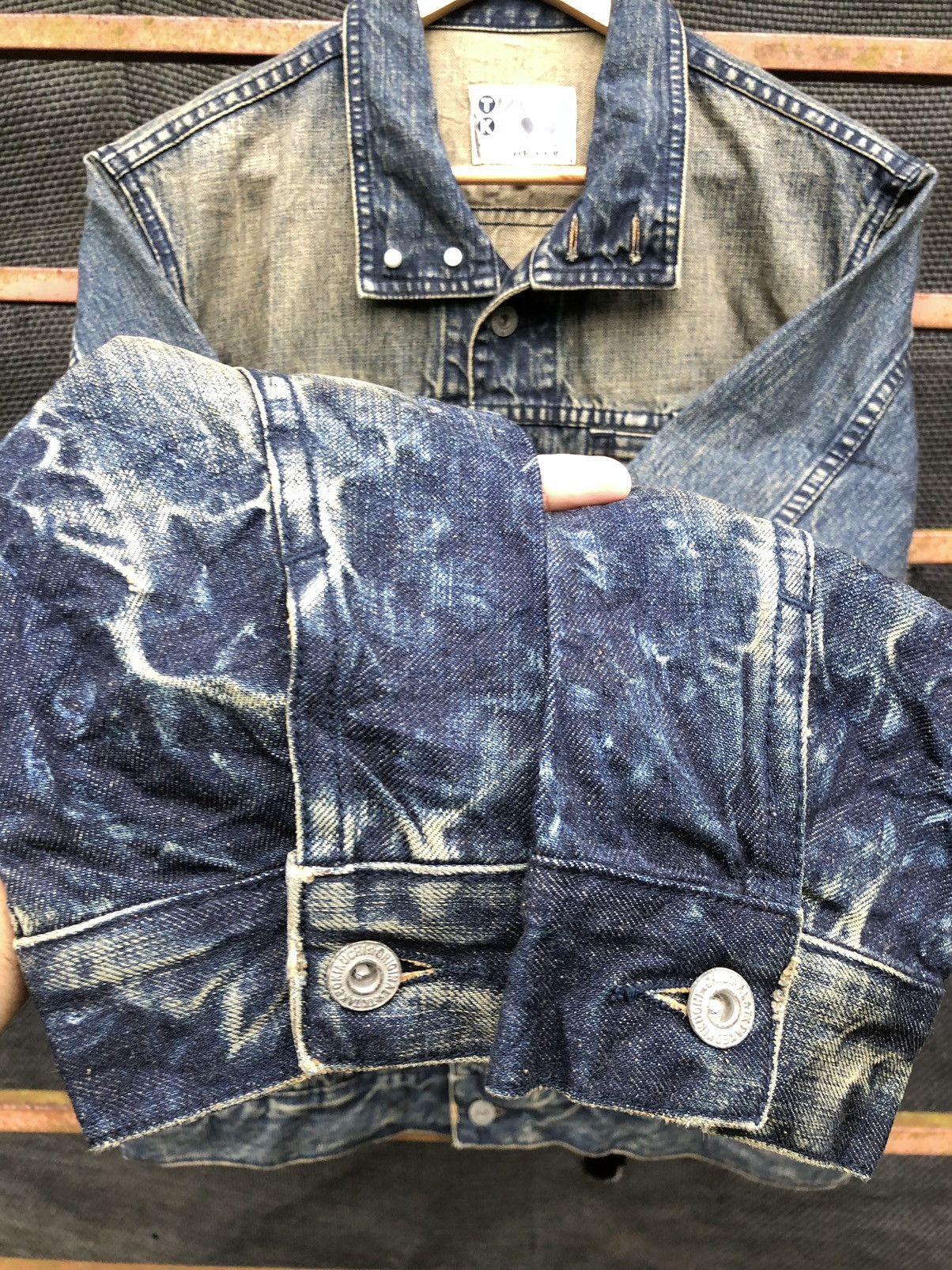 Takeo Kikuchi Vintage 90s TAKEO KIKUCHI Trucker denim jacket Size US M / EU 48-50 / 2 - 6 Thumbnail
