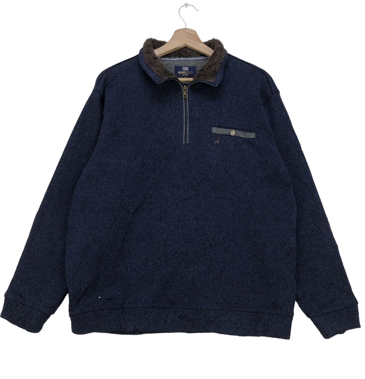 Michiko Koshino 📣Michiko Korshino London Pull Over Half Zip Size US M / EU 48-50 / 2 - 1 Thumbnail