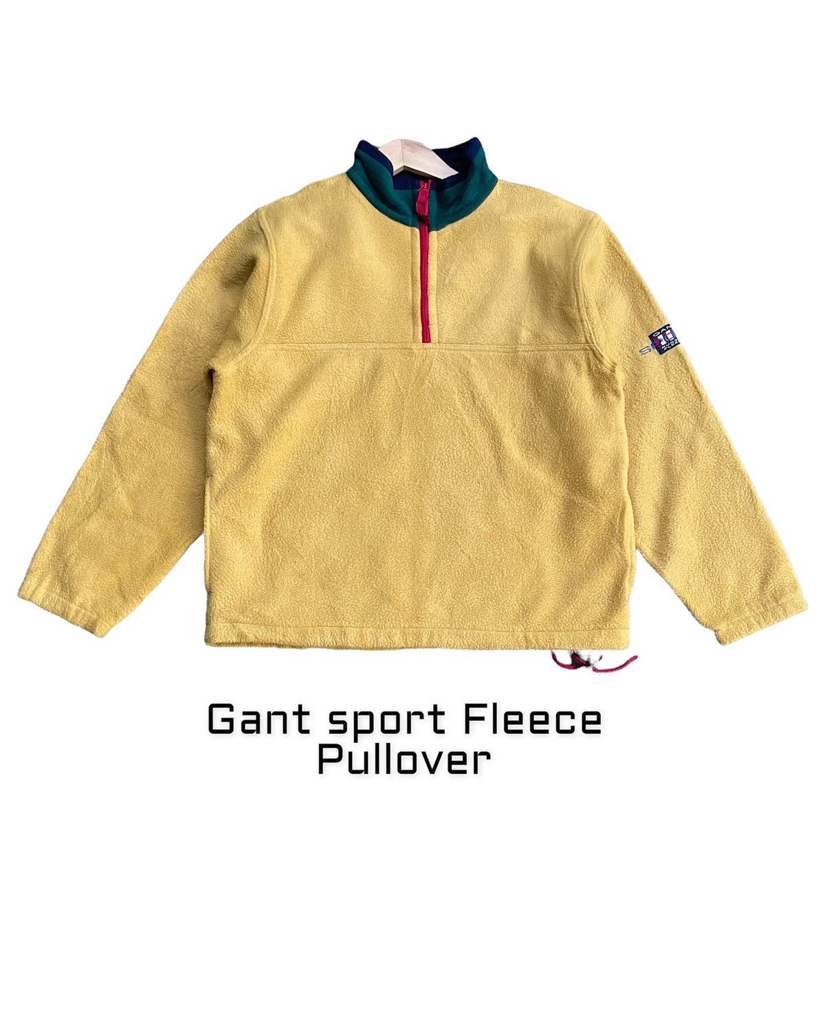 Gant Vintage Gant Sport Fleece Pullover Size US L / EU 52-54 / 3 - 1 Thumbnail
