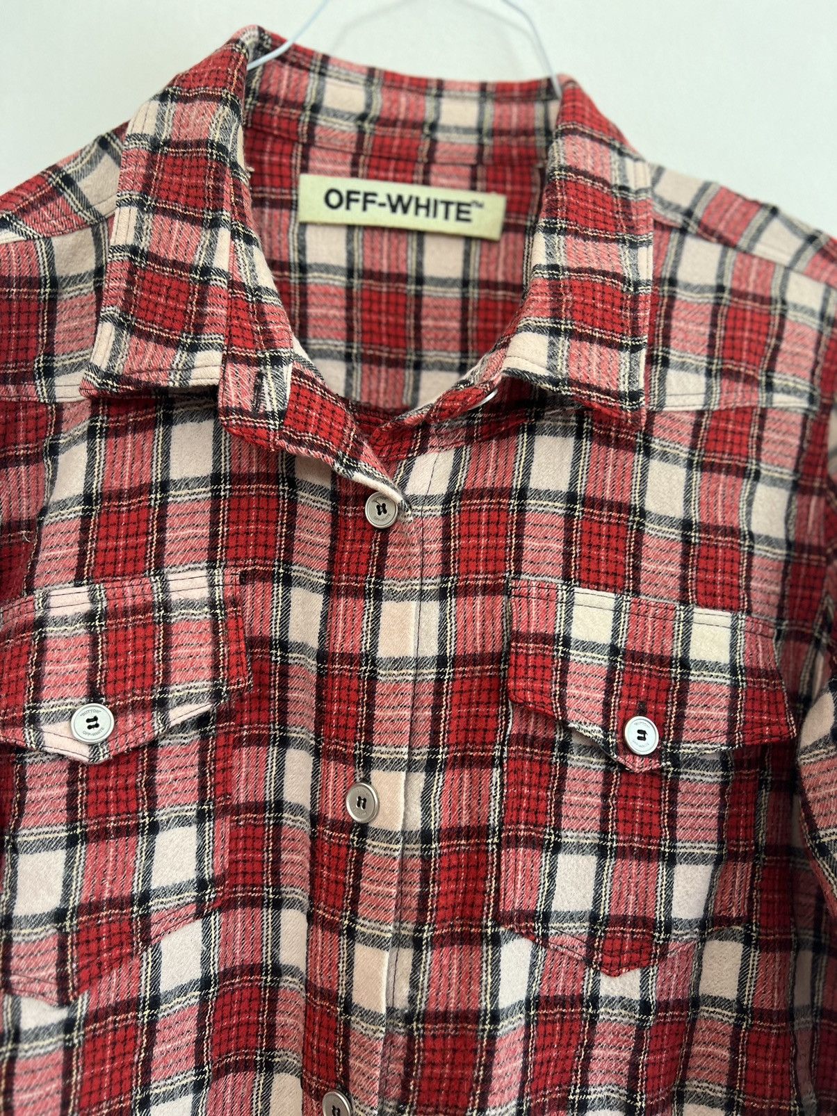 Off-White Off white red flannel Size US M / EU 48-50 / 2 - 4 Thumbnail