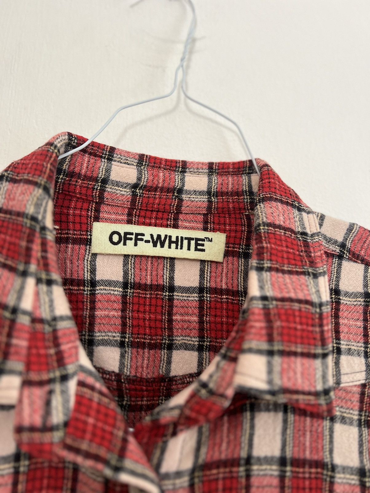 Off-White Off white red flannel Size US M / EU 48-50 / 2 - 5 Thumbnail