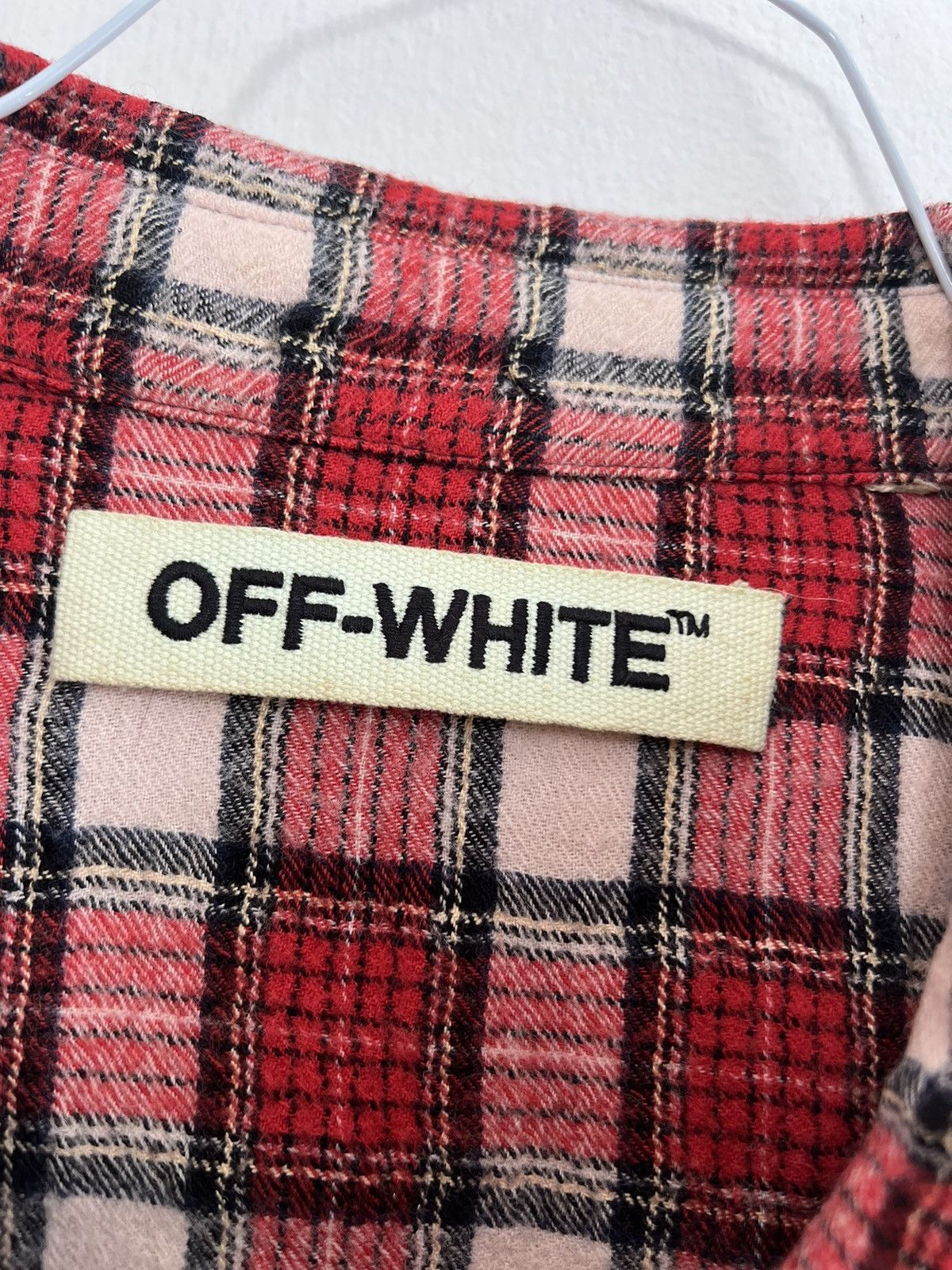 Off-White Off white red flannel Size US M / EU 48-50 / 2 - 10 Thumbnail