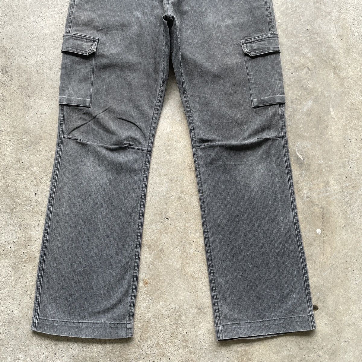 Japanese Brand Vintage Ships Japan Faded Black HBT Cargo Pants Tactical Size US 30 / EU 46 - 4 Thumbnail
