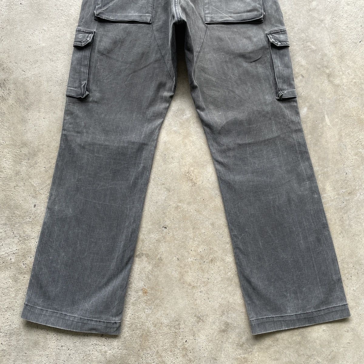 Japanese Brand Vintage Ships Japan Faded Black HBT Cargo Pants Tactical Size US 30 / EU 46 - 7 Thumbnail