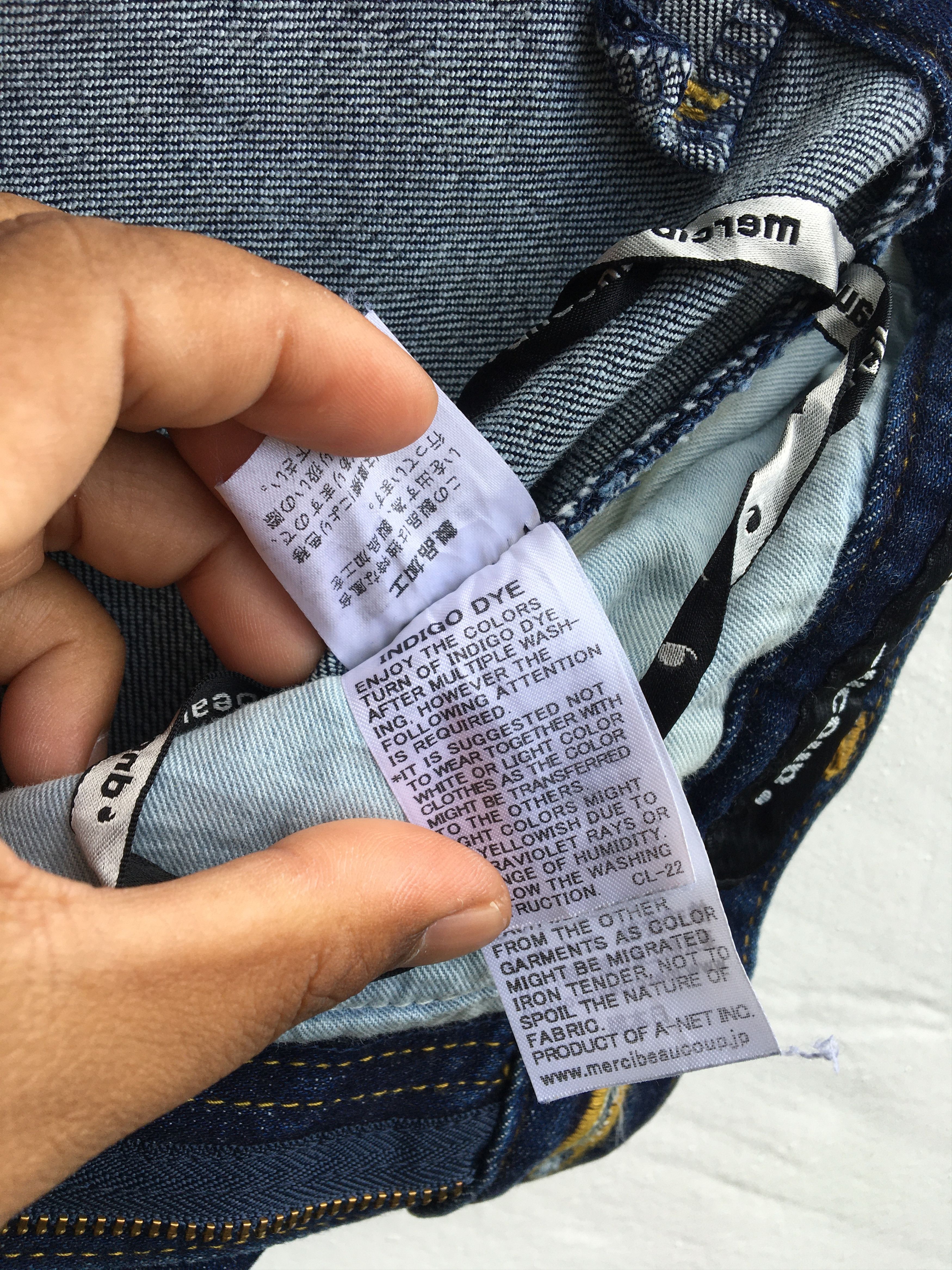 Issey Miyake Rare Mercibeaucoup By Issey Miyake Drop Crotch Jeans Size US 29 - 16 Thumbnail