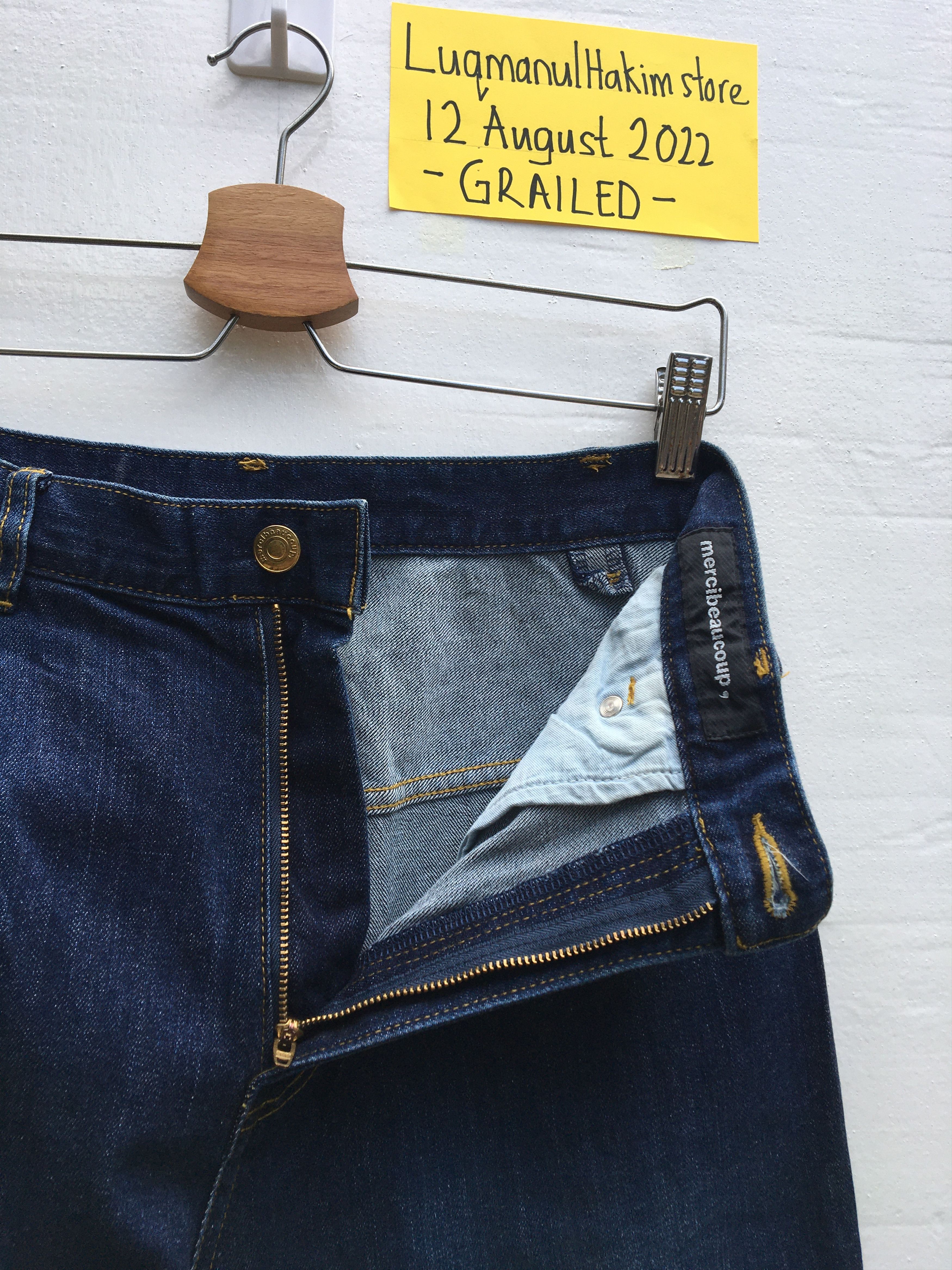 Issey Miyake Rare Mercibeaucoup By Issey Miyake Drop Crotch Jeans Size US 29 - 10 Thumbnail