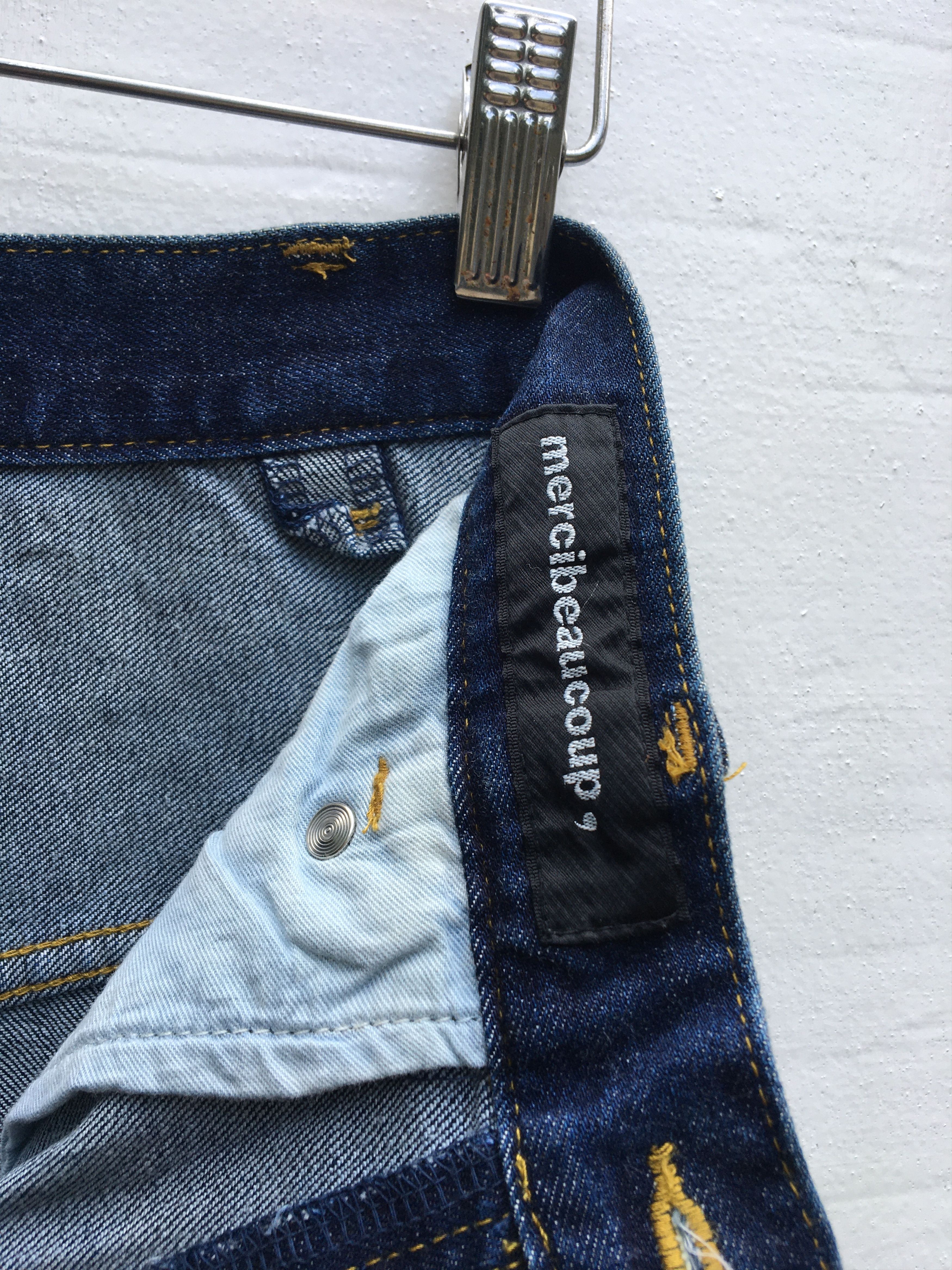 Issey Miyake Rare Mercibeaucoup By Issey Miyake Drop Crotch Jeans Size US 29 - 11 Thumbnail